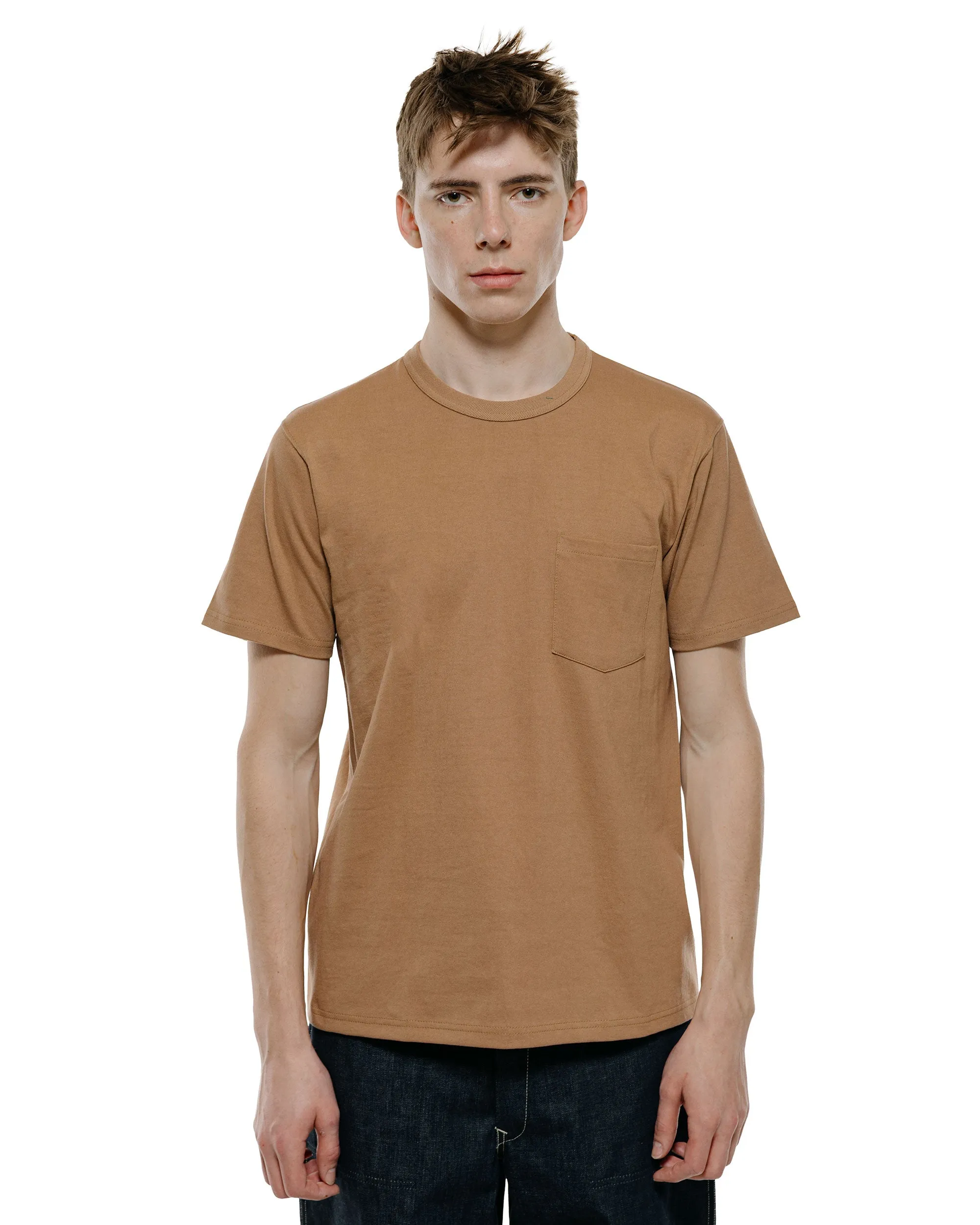 The Real McCoy's MC22006 Pocket Tee Chestnut sold by Lost & Found product image thumbnail 2