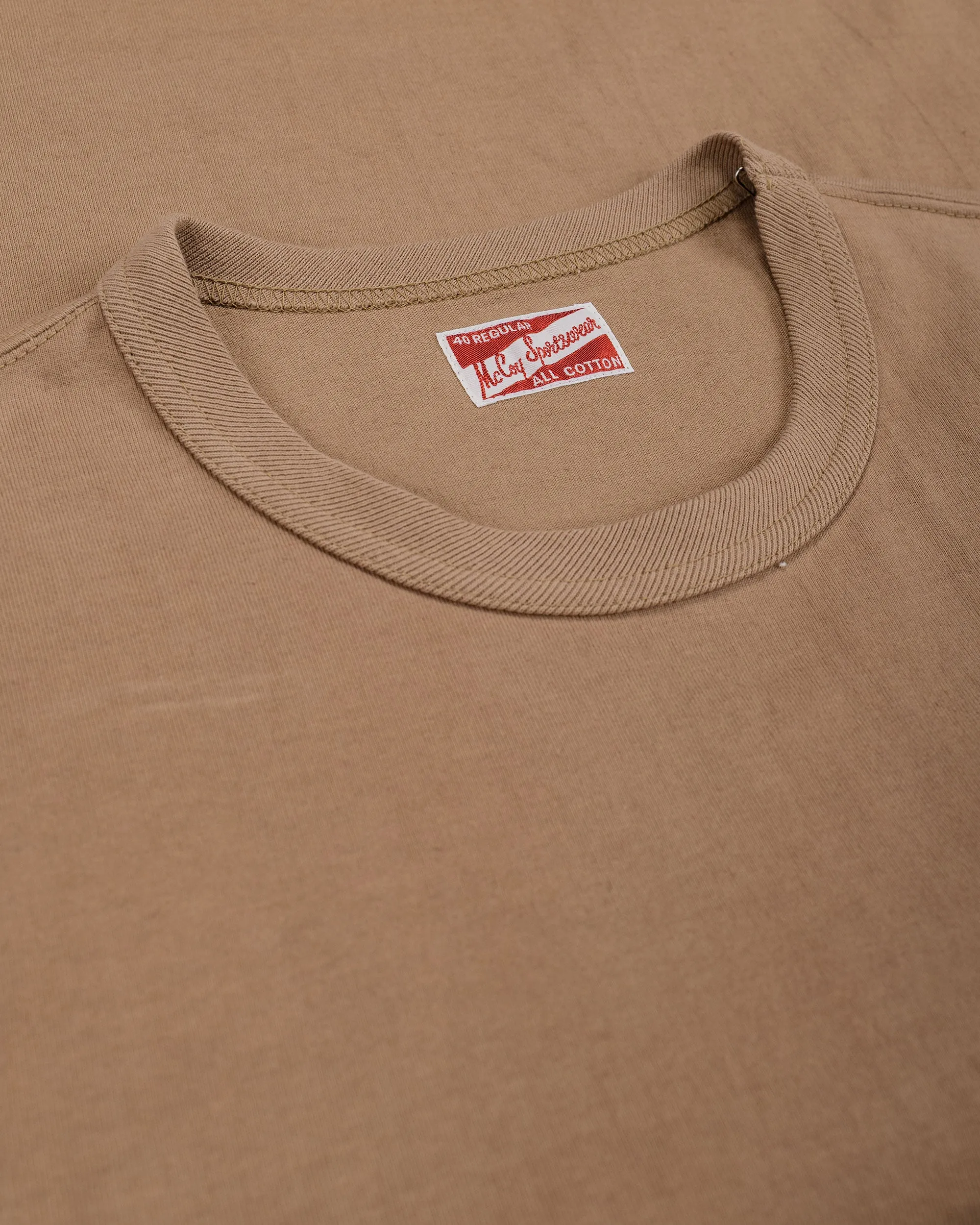 The Real McCoy's MC22006 Pocket Tee Chestnut sold by Lost & Found product image thumbnail 4