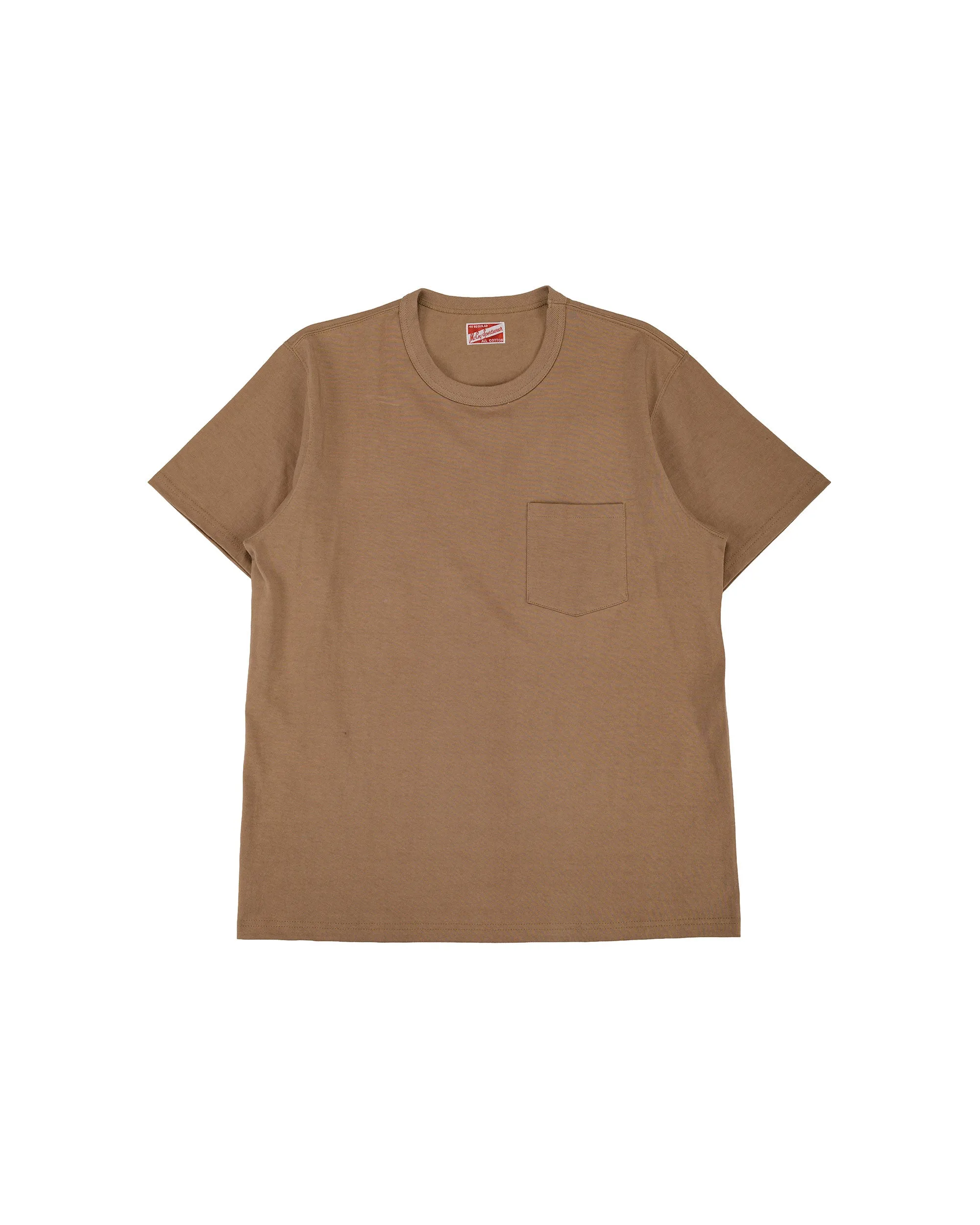The Real McCoy's MC22006 Pocket Tee Chestnut sold by Lost & Found