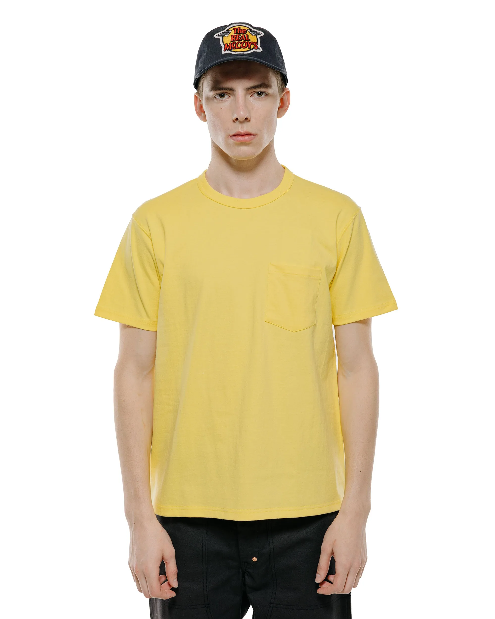 The Real McCoy's MC22006 Pocket Tee Canary sold by Lost & Found product image thumbnail 2