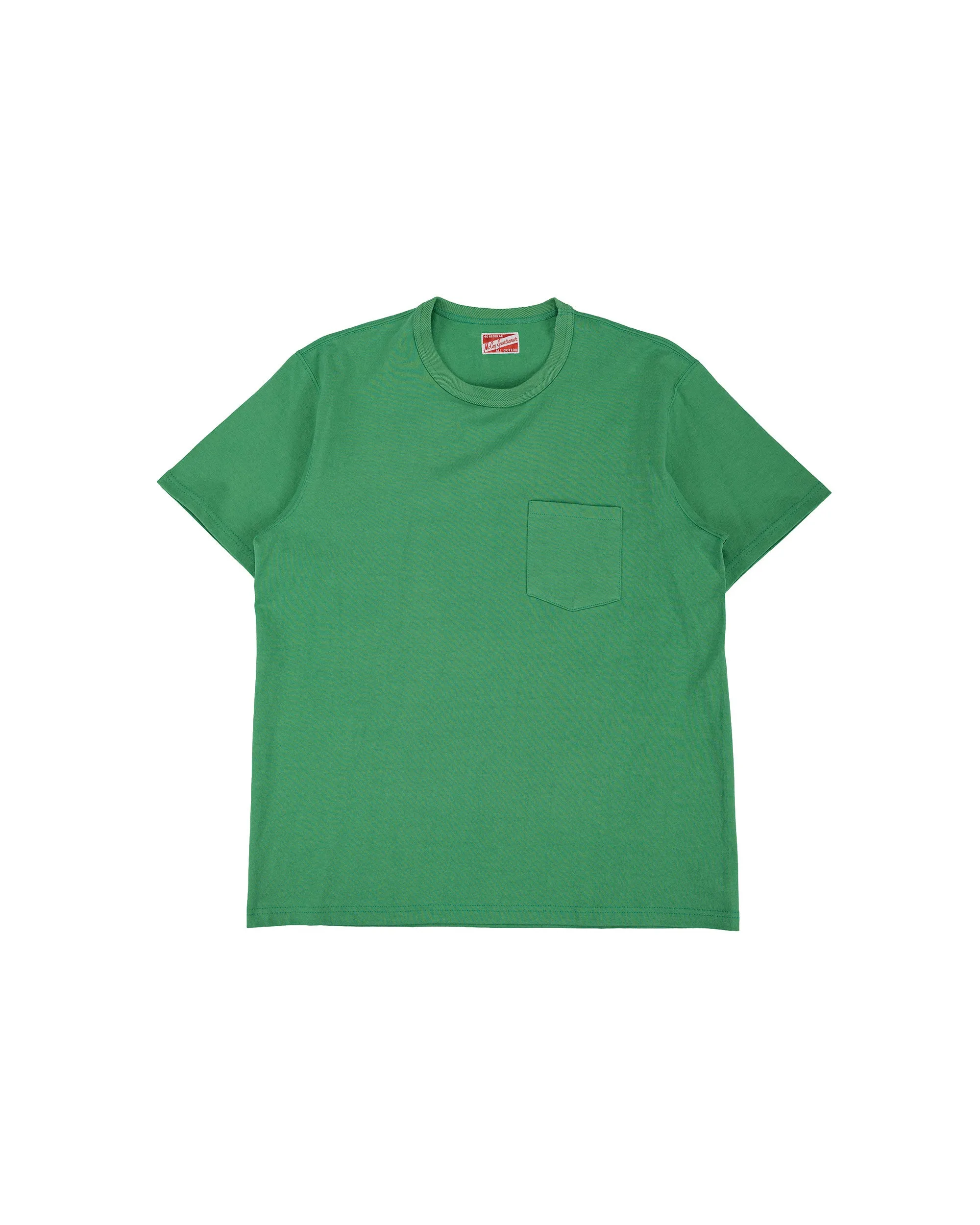 The Real McCoy's MC22006 Pocket Tee Kelly Green sold by Lost & Found