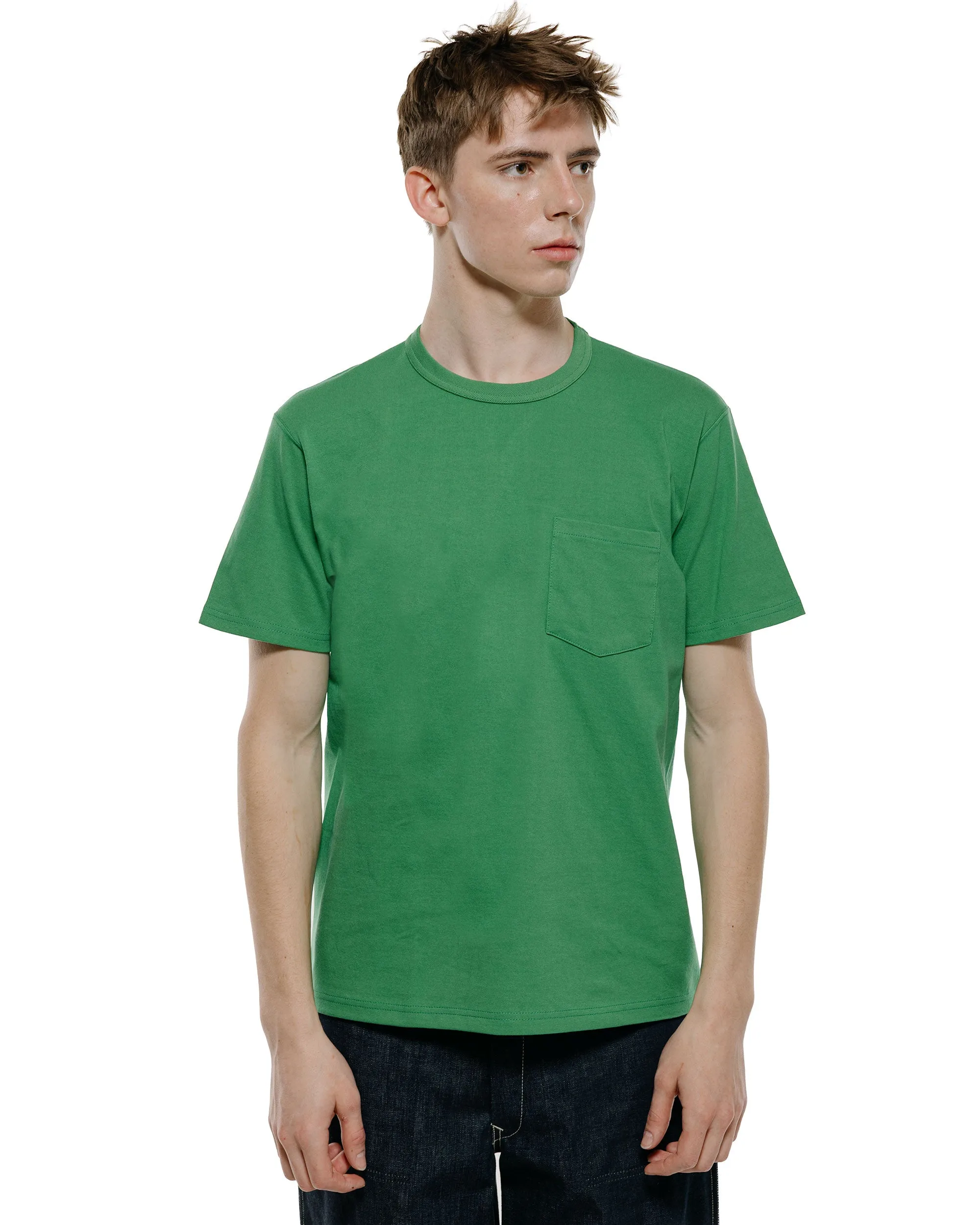 The Real McCoy's MC22006 Pocket Tee Kelly Green sold by Lost & Found product image thumbnail 2