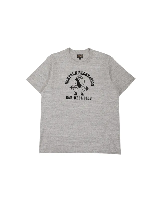 The Real McCoy's MC26032 Joe McCoy Tee / Norfolk Recreation Grey made by The Real McCoy's