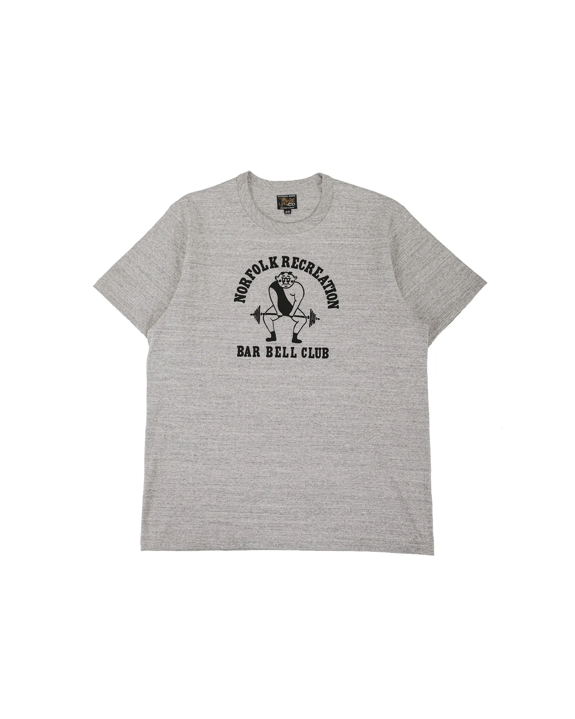 The Real McCoy's MC26032 Joe McCoy Tee / Norfolk Recreation Grey sold by Lost & Found