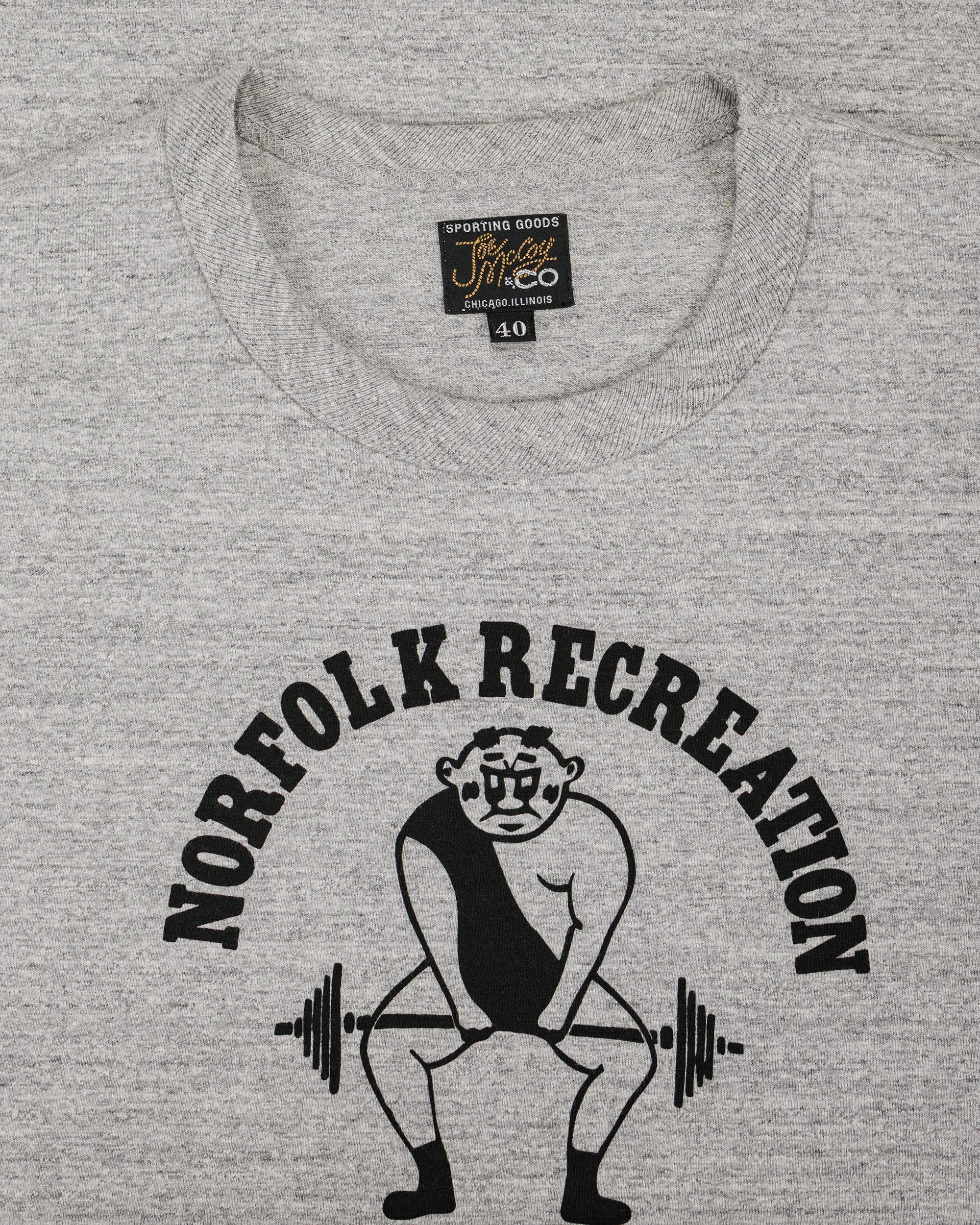 The Real McCoy's MC26032 Joe McCoy Tee / Norfolk Recreation Grey sold by Lost & Found product image thumbnail 4