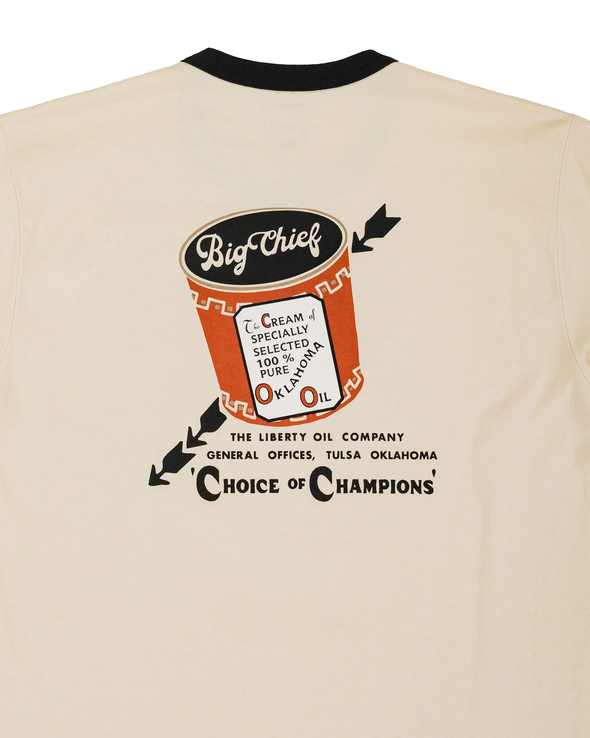 The Real McCoy's MC26027 Joe McCoy Tee / Big Chief Ecru/Black sold by Lost & Found product image thumbnail 4