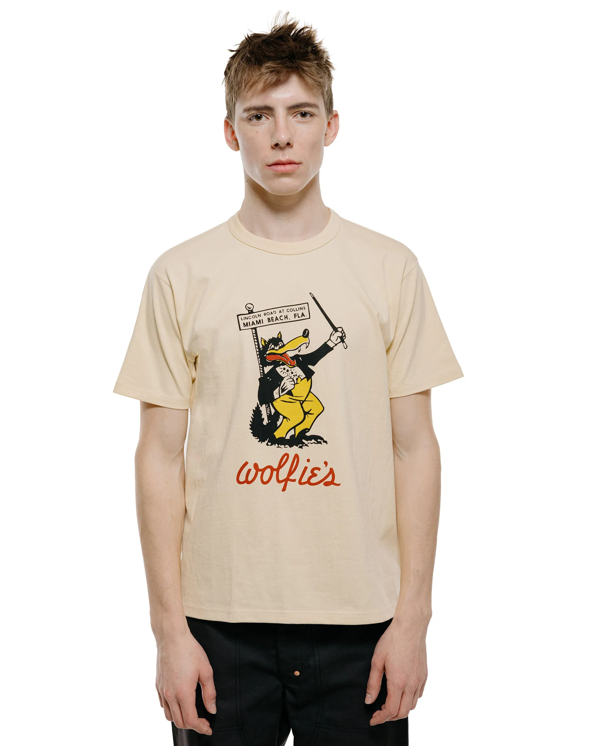 The Real McCoy's MC26022 Joe McCoy Tee / Wolfie's Ecru sold by Lost & Found product image thumbnail 2