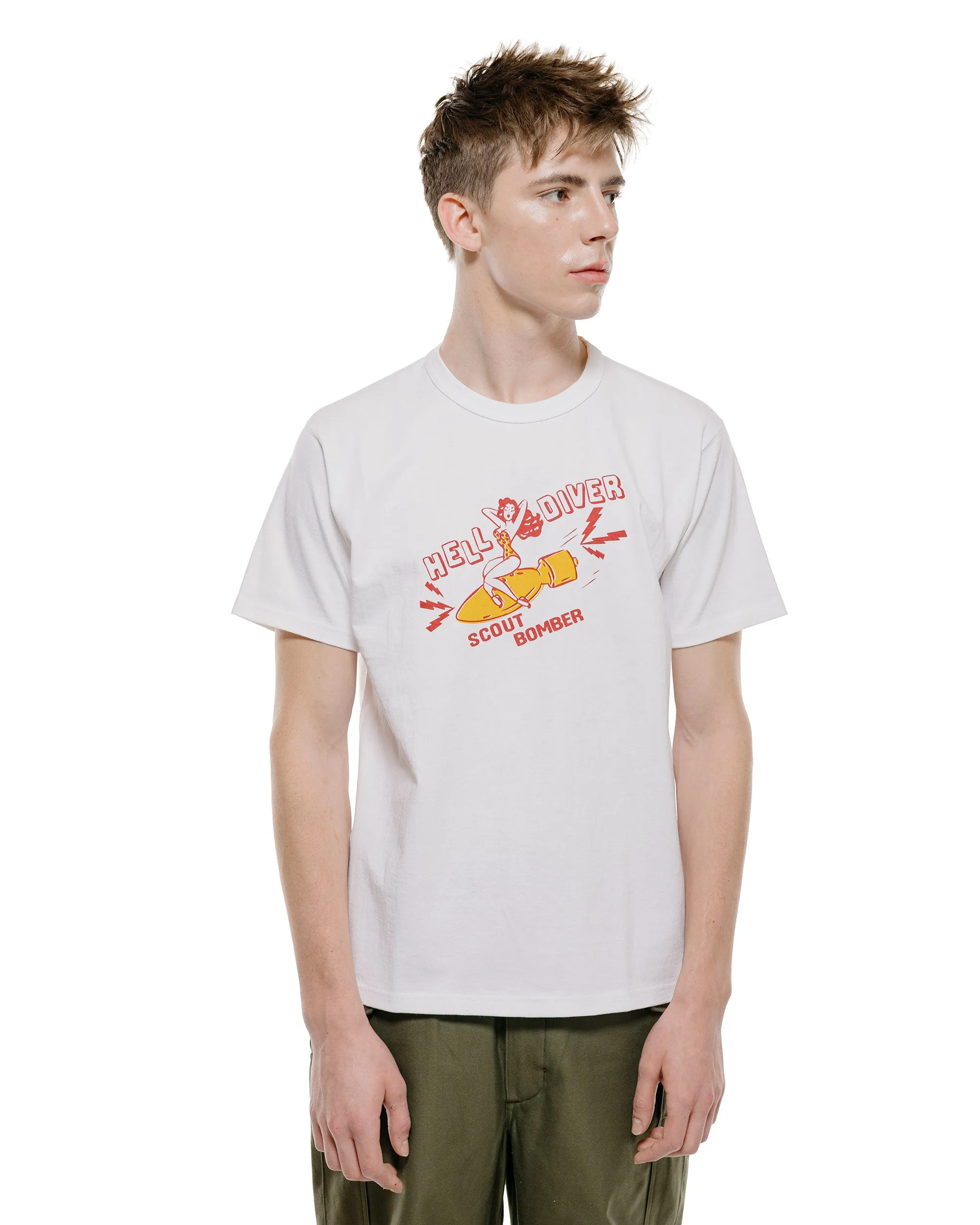The Real McCoy's MC26019 Military Tee / Hell Diver White sold by Lost & Found product image thumbnail 2