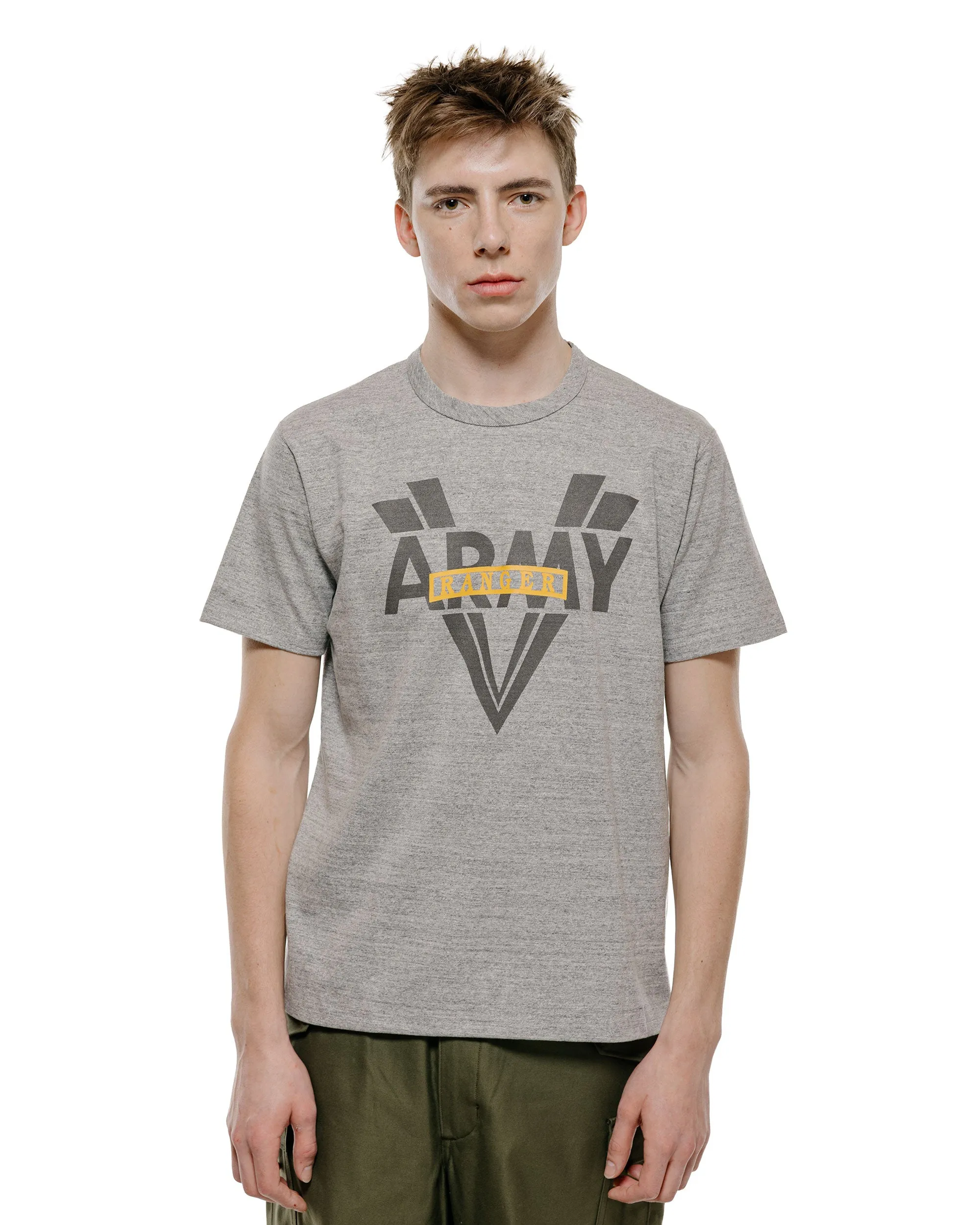 The Real McCoy's MC26017 Military Tee / Army, Ranger Grey sold by Lost & Found product image thumbnail 2