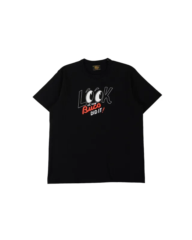 The Real McCoy's BC26002 BUCO Tee / Look At How Buco Did It! Black made by The Real McCoy's