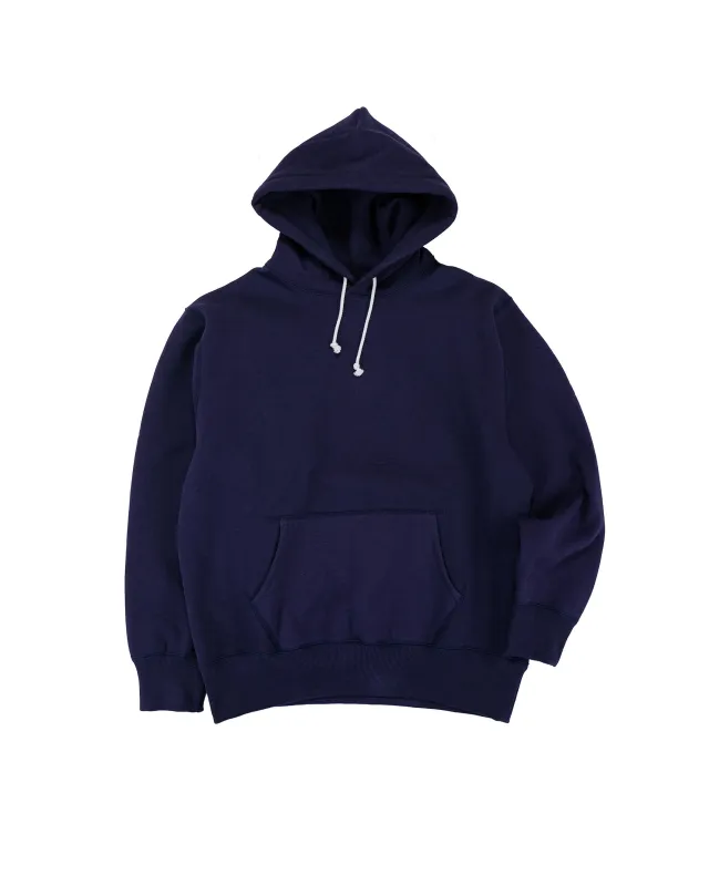 The Real McCoy's MC25105 12oz. Ball Park Hooded Sweatshirt L.Navy made by The Real McCoy's