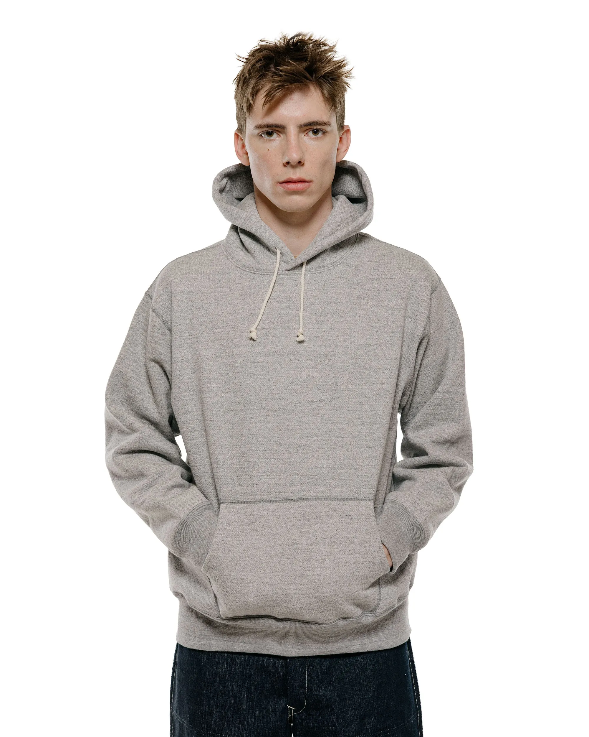 The Real McCoy's MC25105 12oz. Ball Park Hooded Sweatshirt Medium Grey sold by Lost & Found product image thumbnail 2