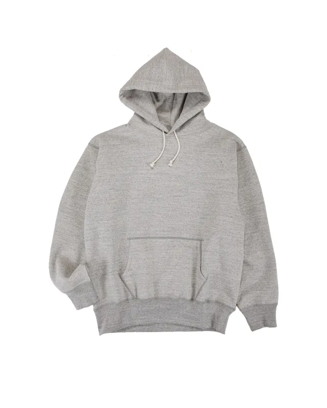 The Real McCoy's MC25105 12oz. Ball Park Hooded Sweatshirt Medium Grey made by The Real McCoy's