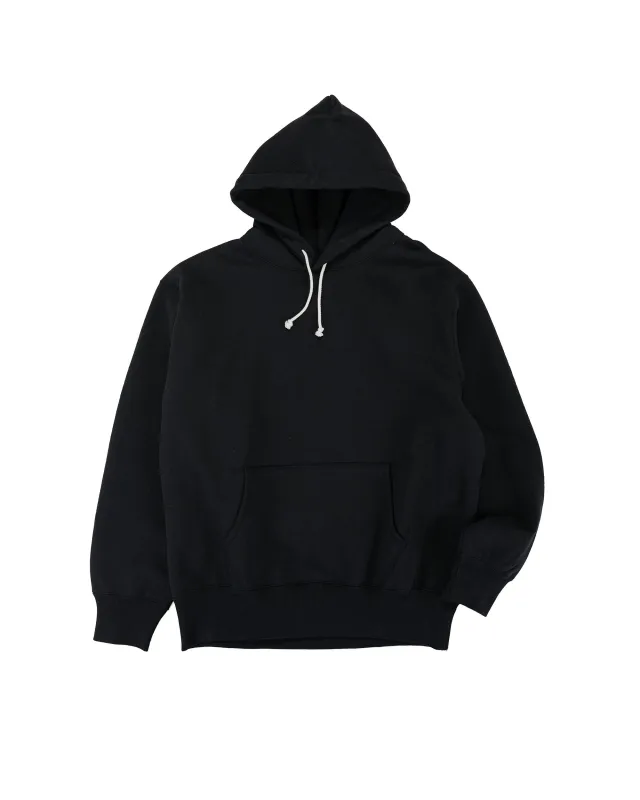 The Real McCoy's MC25105 12oz. Ball Park Hooded Sweatshirt Black made by The Real McCoy's