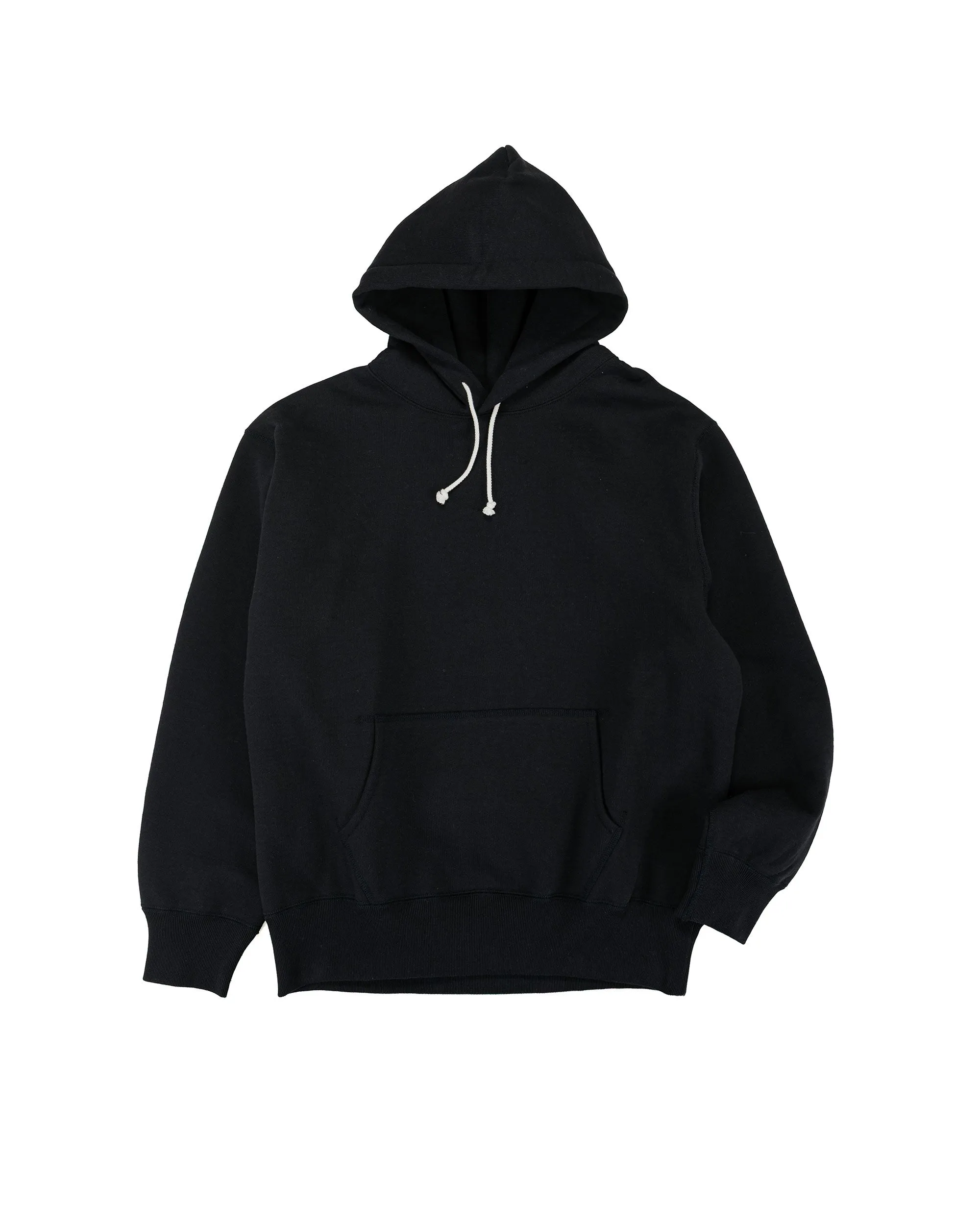 The Real McCoy's MC25105 12oz. Ball Park Hooded Sweatshirt Black sold by Lost & Found