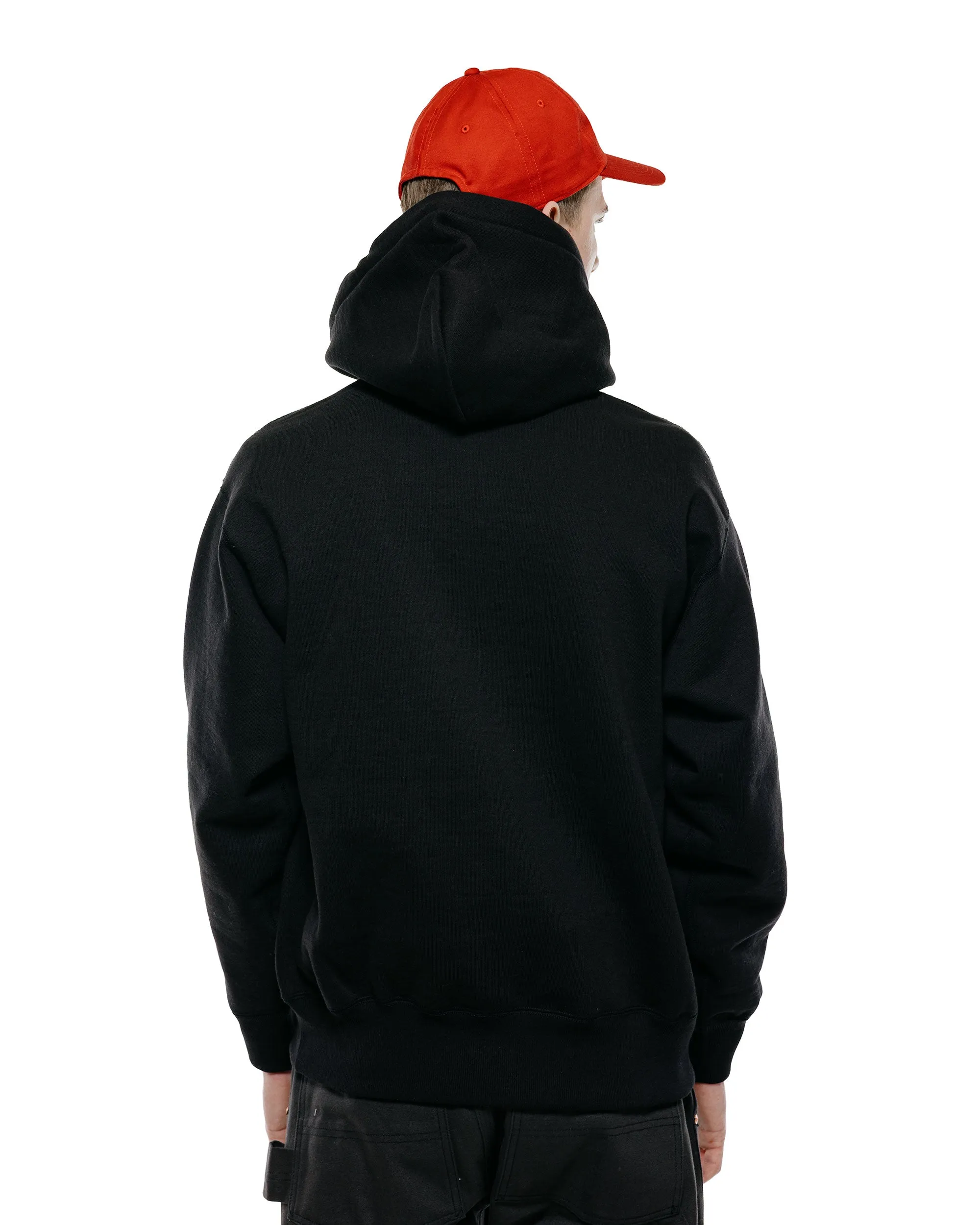 The Real McCoy's MC25105 12oz. Ball Park Hooded Sweatshirt Black sold by Lost & Found product image thumbnail 3