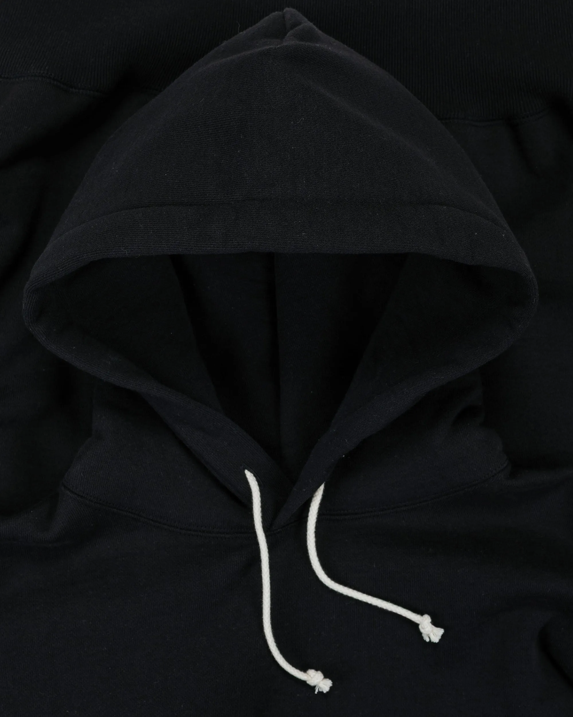 The Real McCoy's MC25105 12oz. Ball Park Hooded Sweatshirt Black sold by Lost & Found product image thumbnail 4