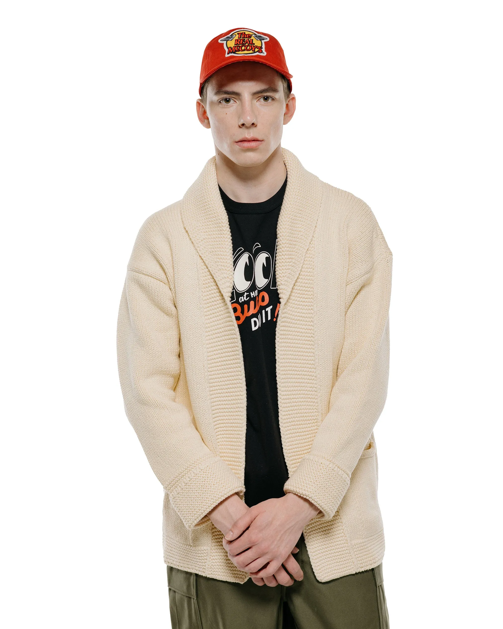 The Real McCoy's MC26001 Summer Knit Robe Ecru sold by Lost & Found product image thumbnail 2