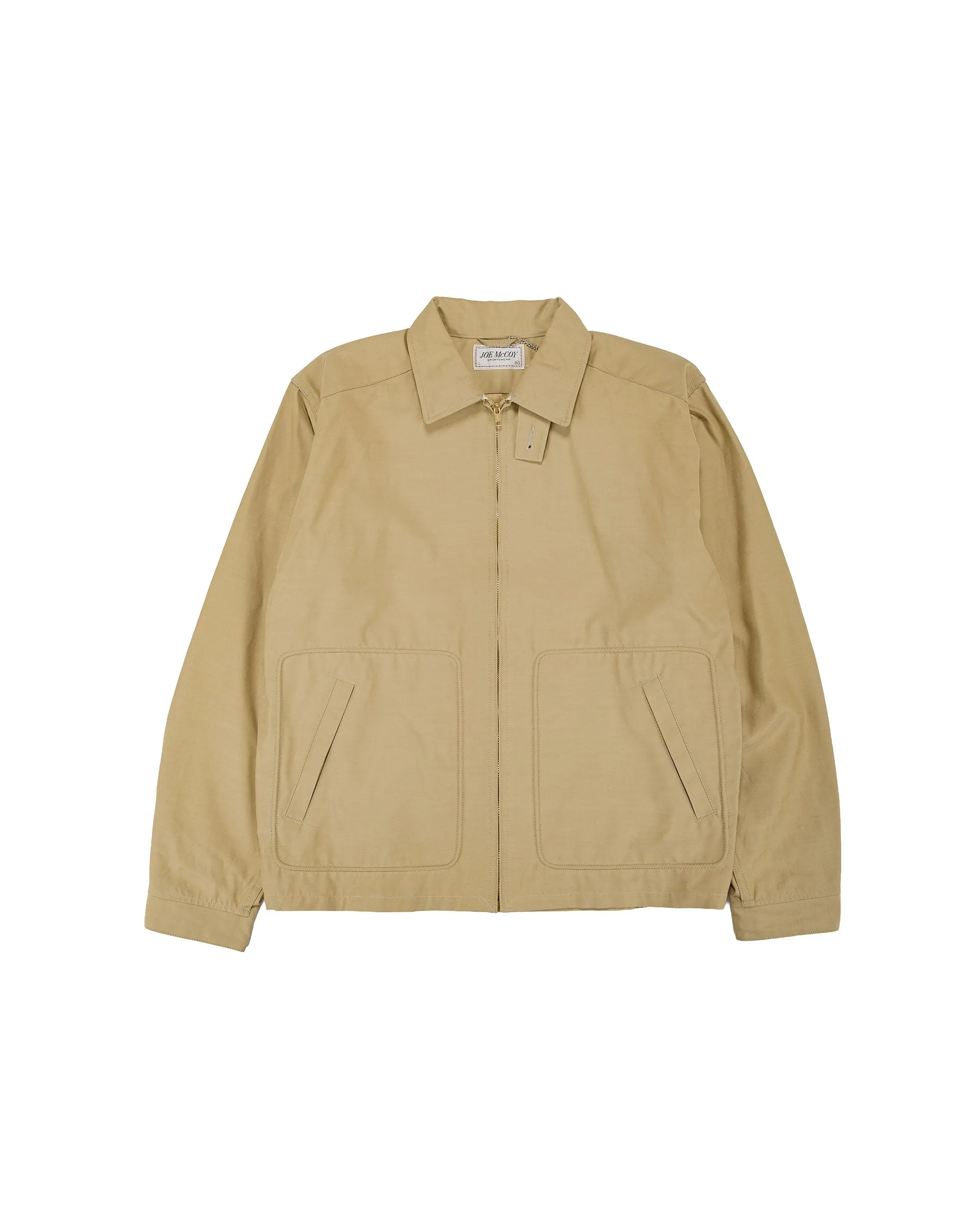 The Real McCoy's MJ26017 All-Weather Swing Jacket Beige sold by Lost & Found