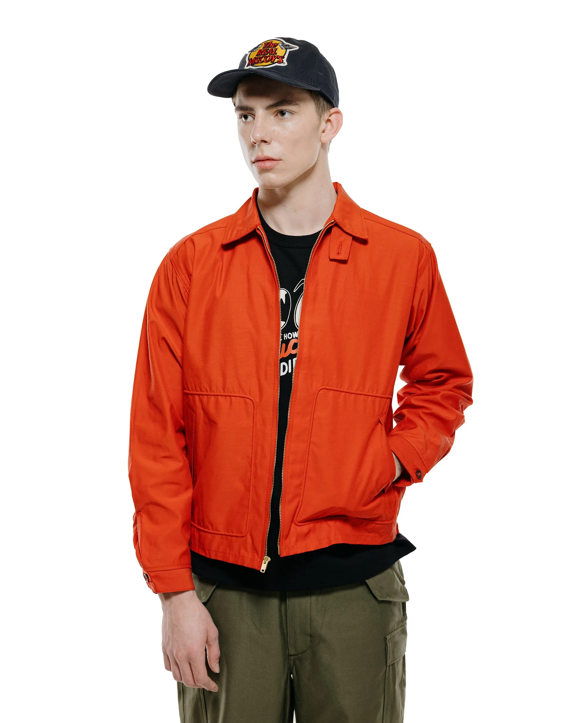 The Real McCoy's MJ26017 All-Weather Swing Jacket Red sold by Lost & Found product image thumbnail 2