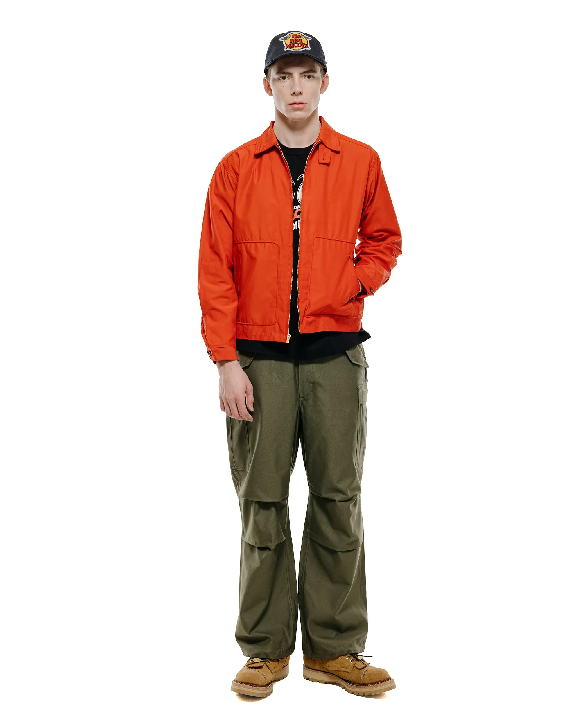 The Real McCoy's MJ26017 All-Weather Swing Jacket Red sold by Lost & Found product image thumbnail 4