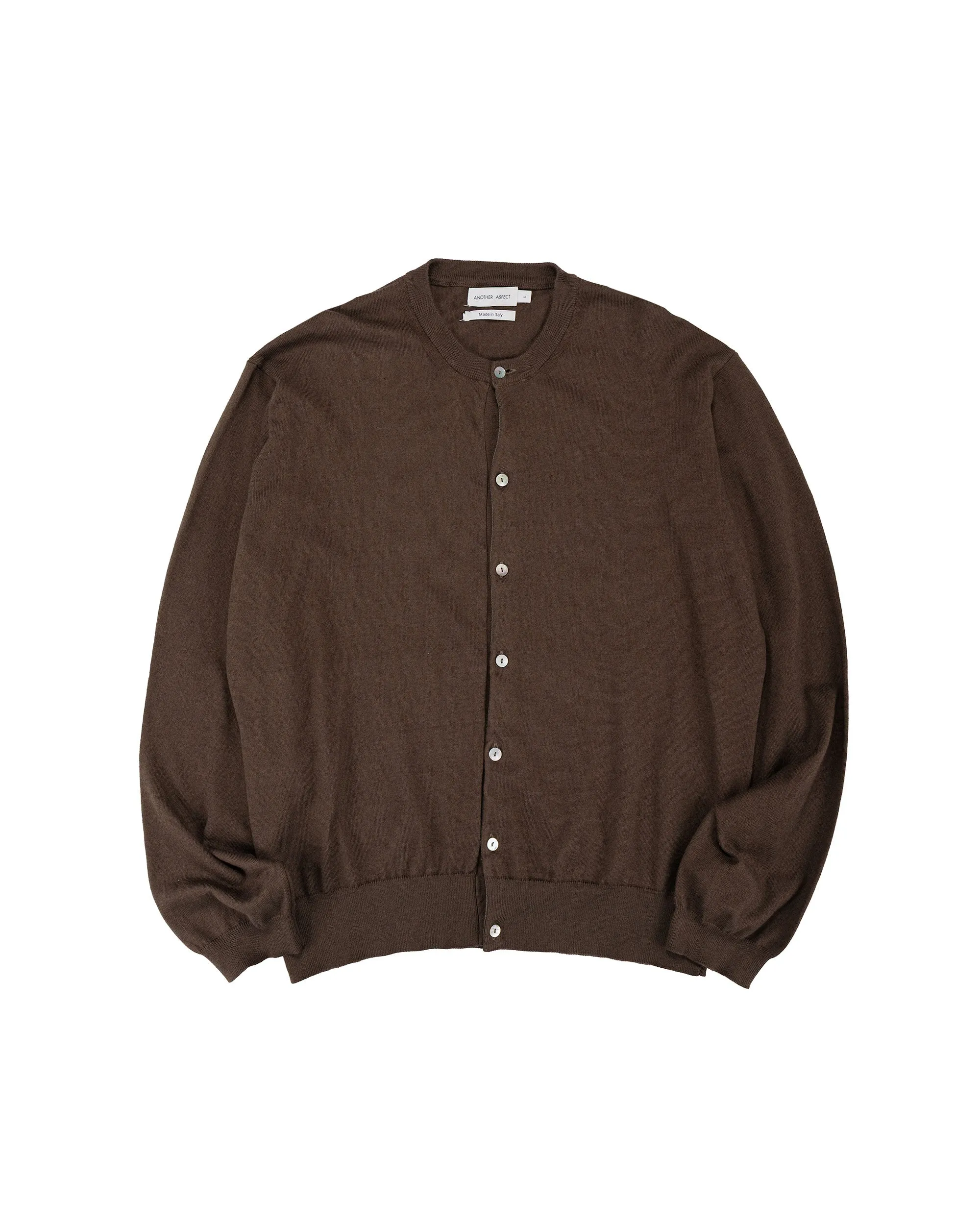 Another Aspect Another Cardigan 2.0 Light Brown sold by Lost & Found