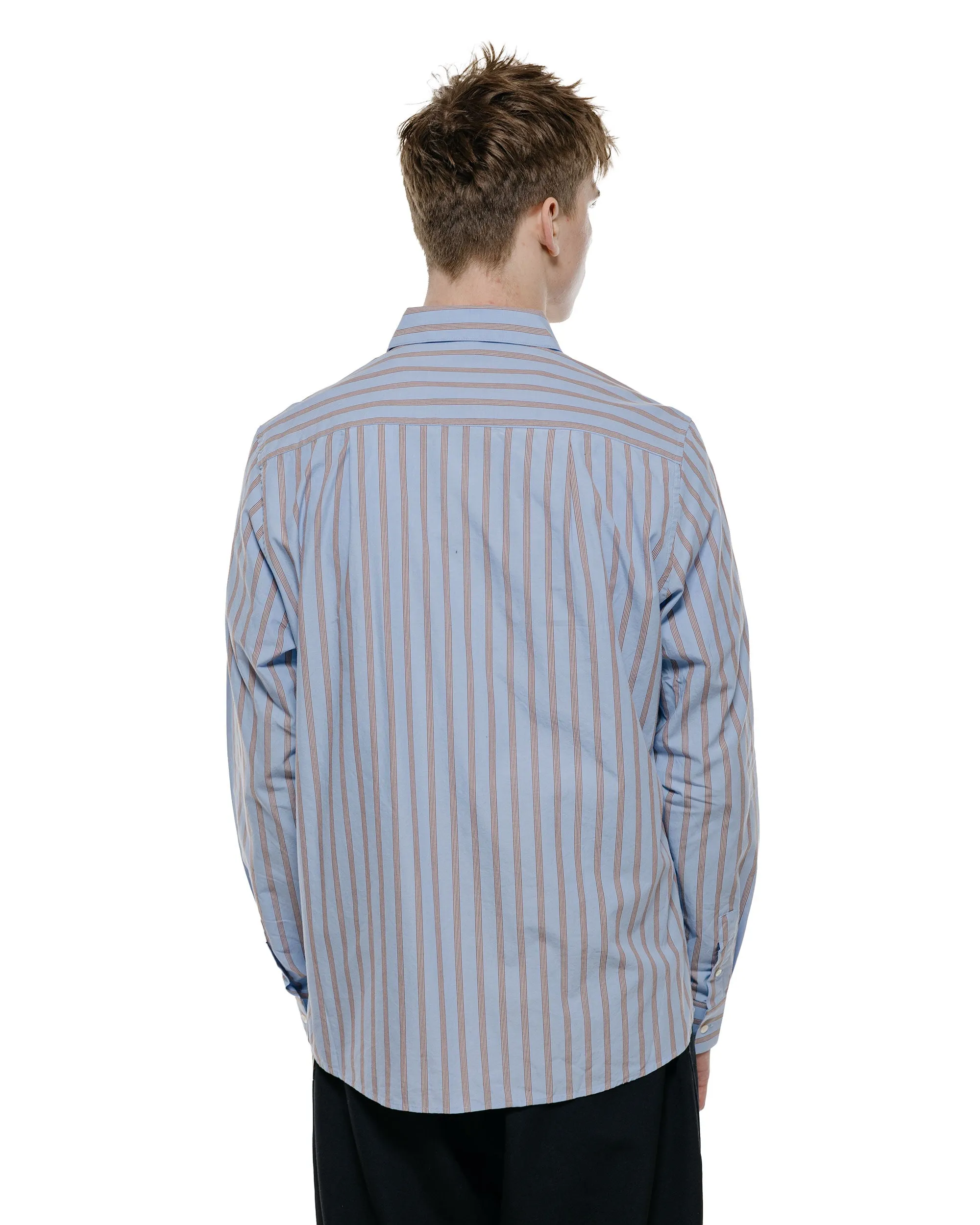 Another Aspect Another Shirt 3.0 Blue/Brown Stripe sold by Lost & Found product image thumbnail 3