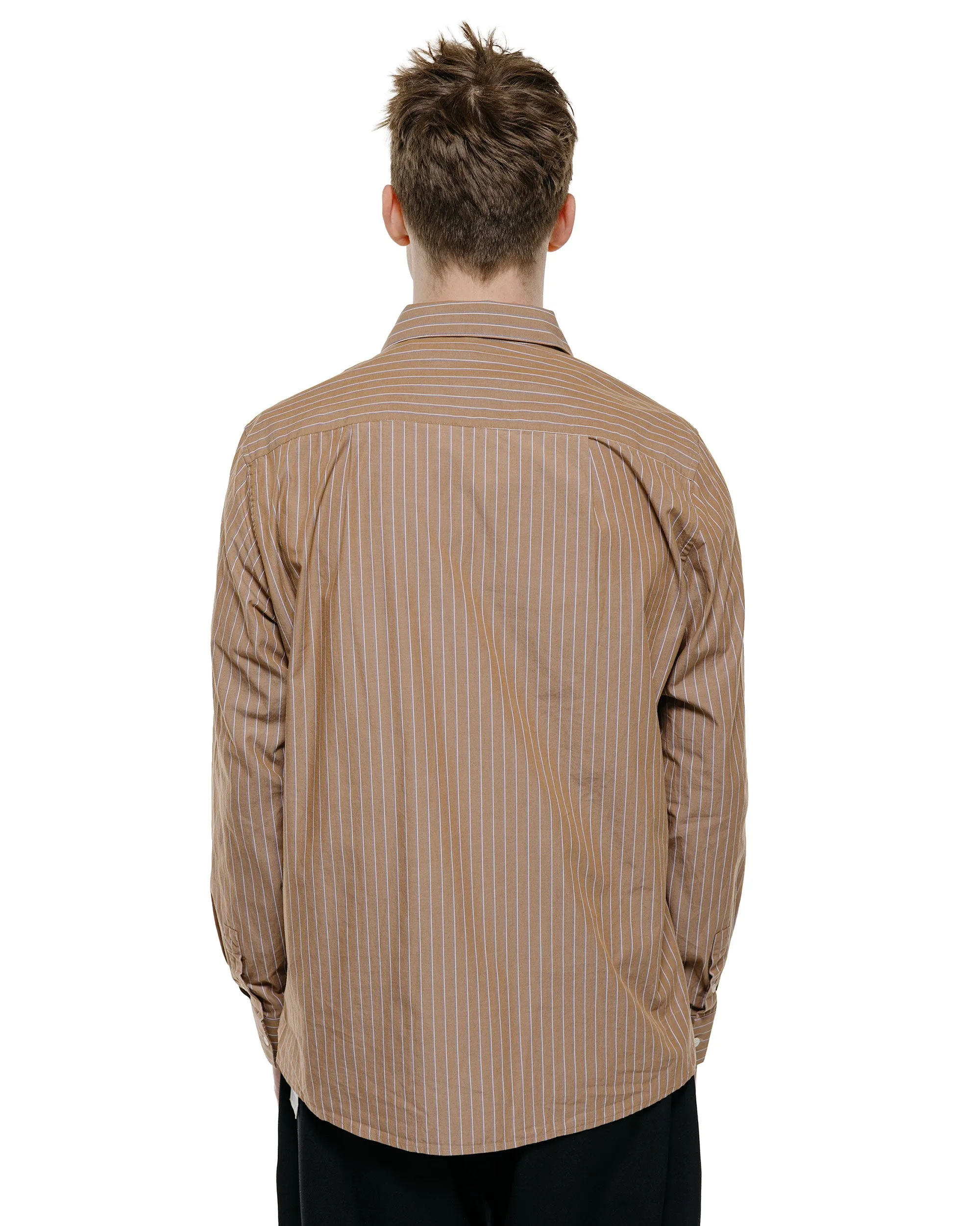 Another Aspect Another Shirt 3.0 Brown/White Stripe sold by Lost & Found product image thumbnail 3