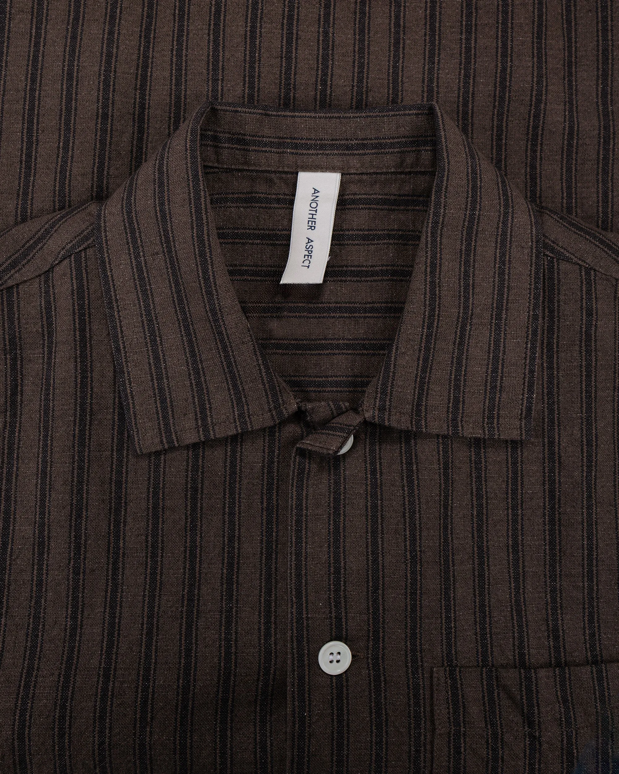 Another Aspect Another Shirt 2.0 Brown Stripe sold by Lost & Found product image thumbnail 5