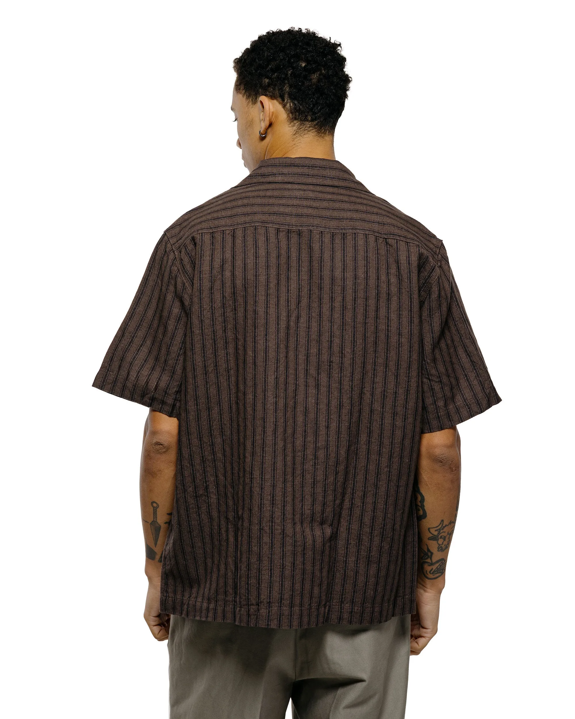 Another Aspect Another Shirt 2.0 Brown Stripe sold by Lost & Found product image thumbnail 3