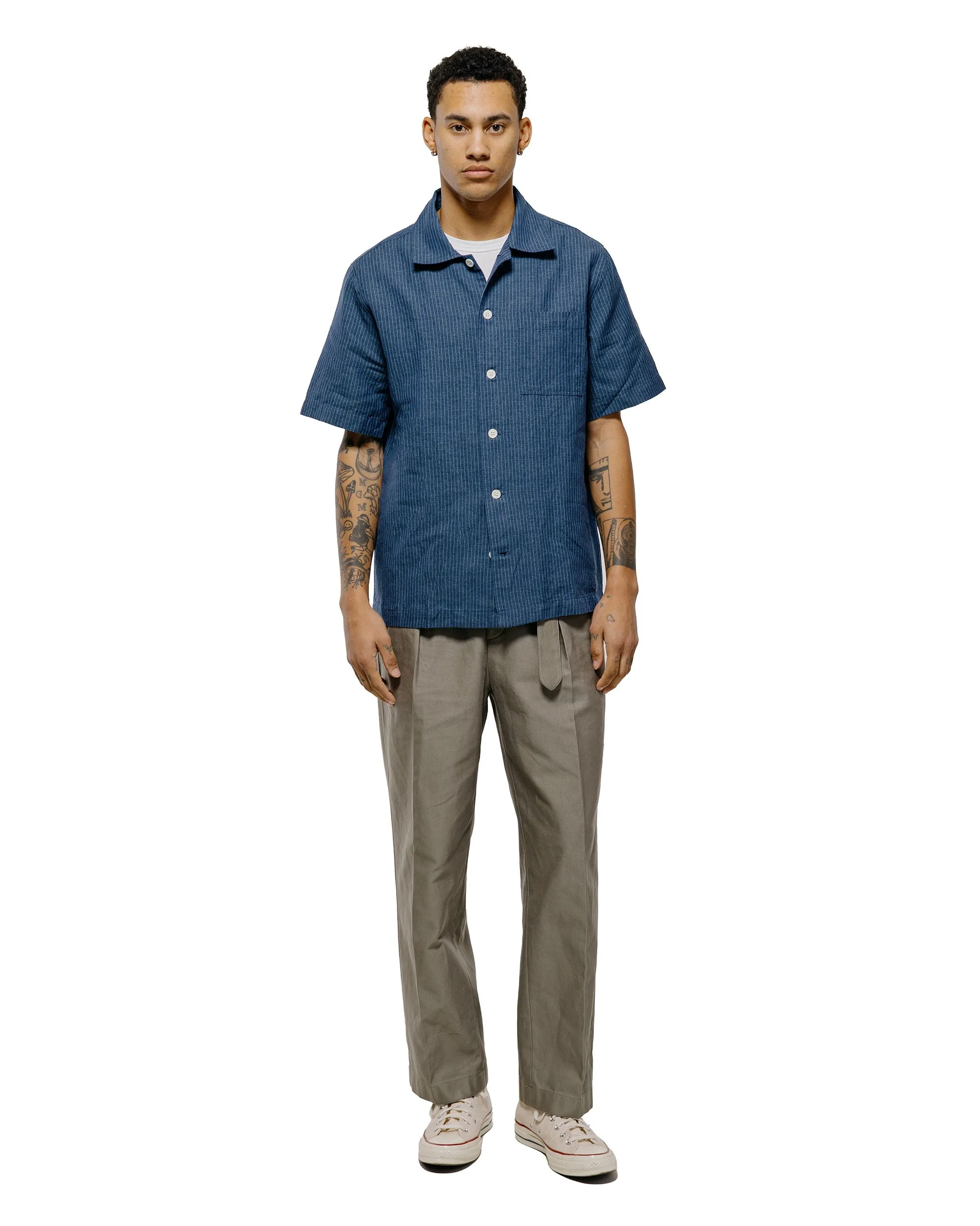 Another Aspect Another Shirt 2.0 Indigo Stripe sold by Lost & Found product image thumbnail 4