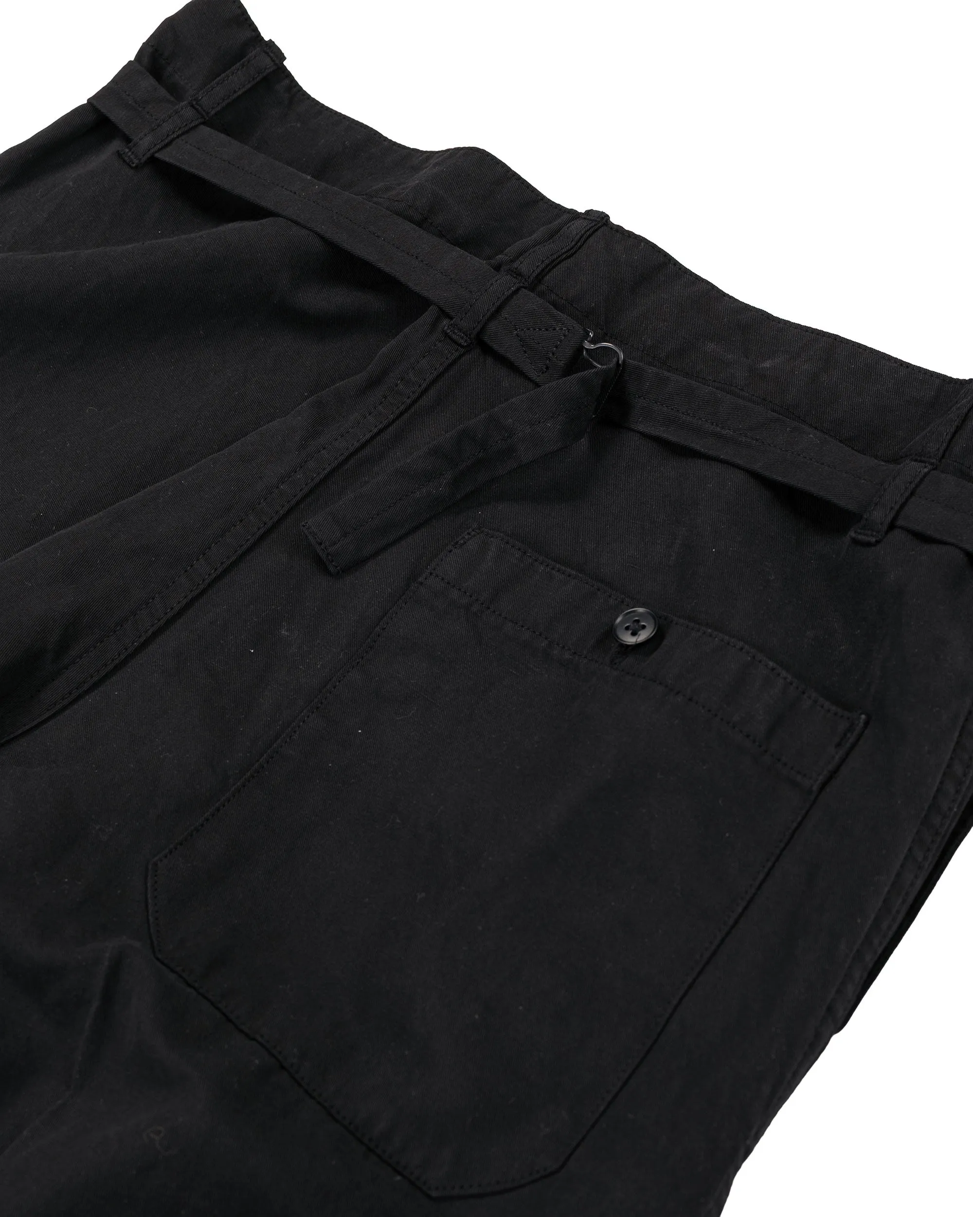 KAPTAIN SUNSHINE Gaba. Buckleback Work Slacks Black sold by Lost & Found product image thumbnail 5