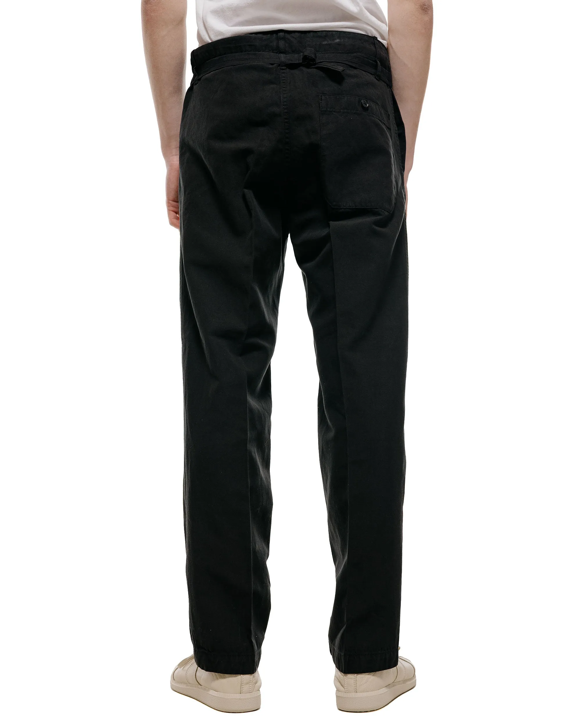 KAPTAIN SUNSHINE Gaba. Buckleback Work Slacks Black sold by Lost & Found product image thumbnail 3