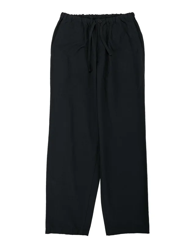KAPTAIN SUNSHINE Cotton Silk Walk Easy Trousers Black made by Kaptain Sunshine