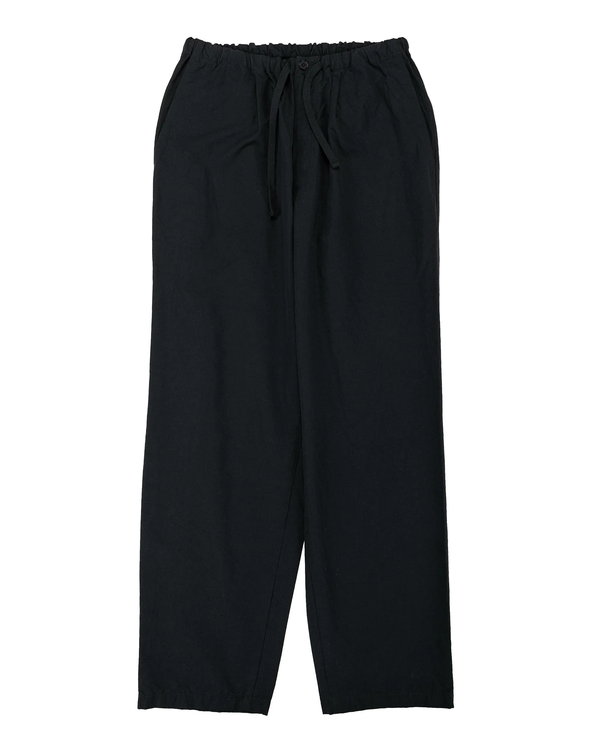 KAPTAIN SUNSHINE Cotton Silk Walk Easy Trousers Black sold by Lost & Found