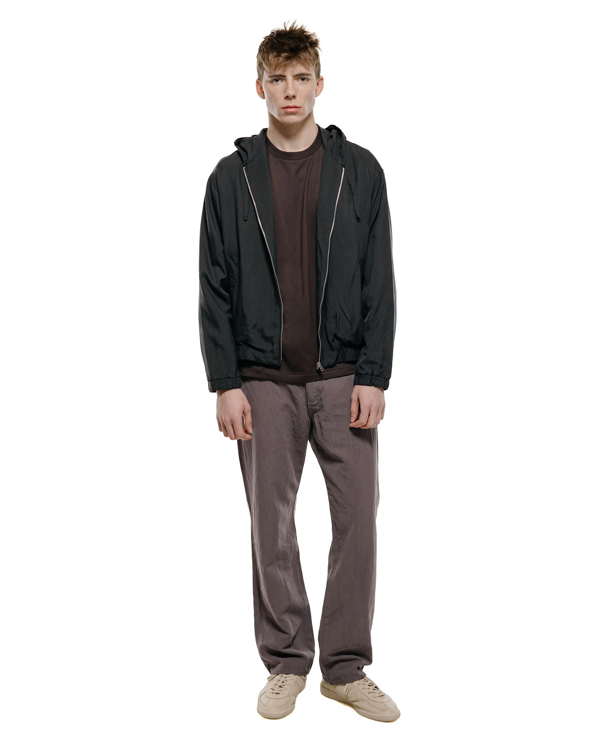 Lady White Co. KAPTAIN SUNSHINE Silk Zip Jacket Faded Black sold by Lost & Found product image thumbnail 4