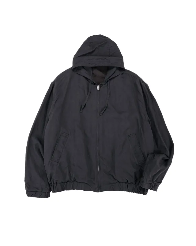 Lady White Co. KAPTAIN SUNSHINE Silk Zip Jacket Navy made by Lady White Co.