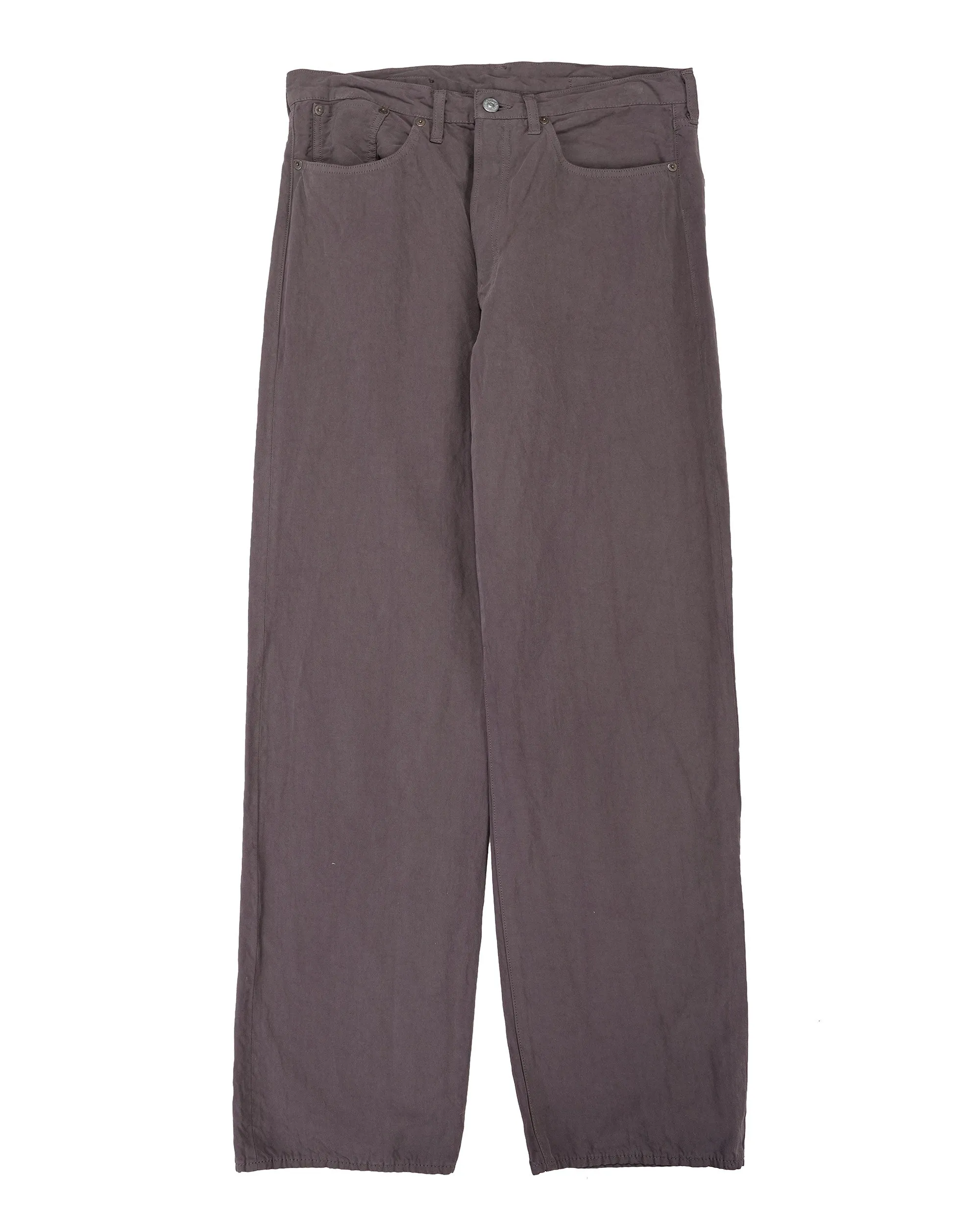 Lady White Co. KAPTAIN SUNSHINE Cotton Linen Pants Dust Grey sold by Lost & Found