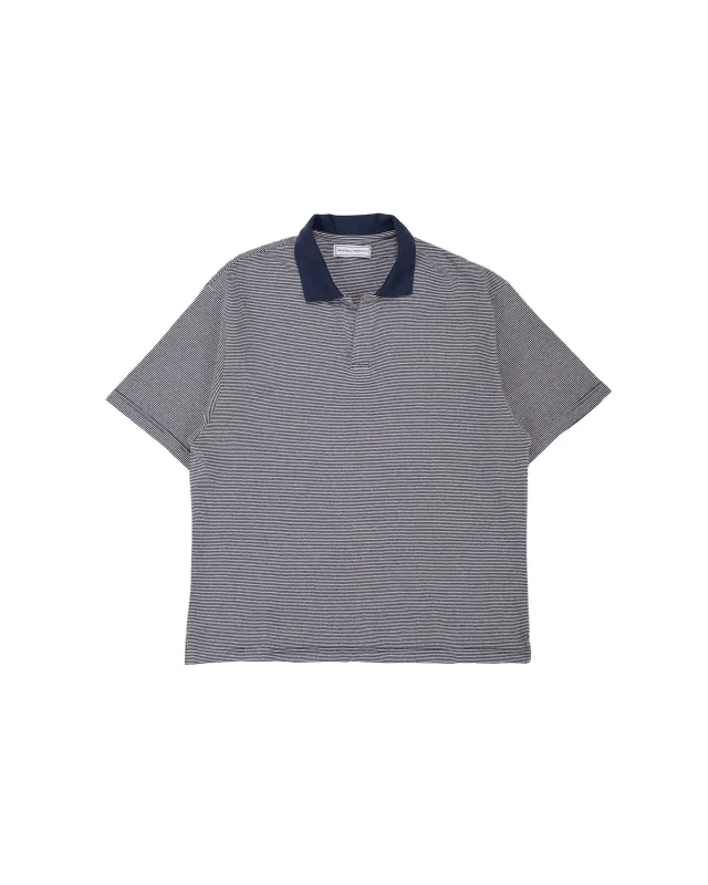 Universal Products S/S Skipper T-Shirts Navy made by Lost & Found