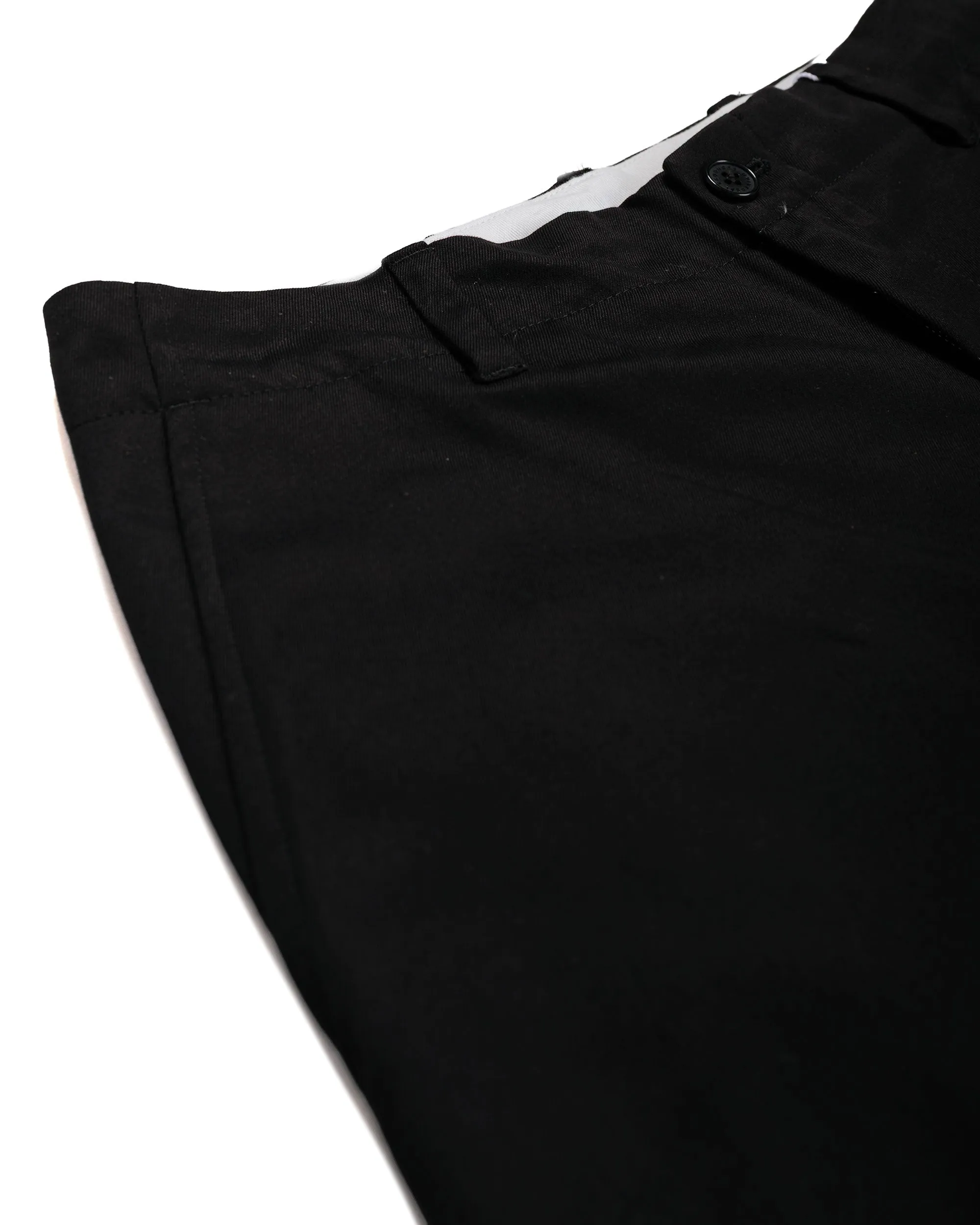 Universal Products No Tuck Chino Shorts Black sold by Lost & Found product image thumbnail 5