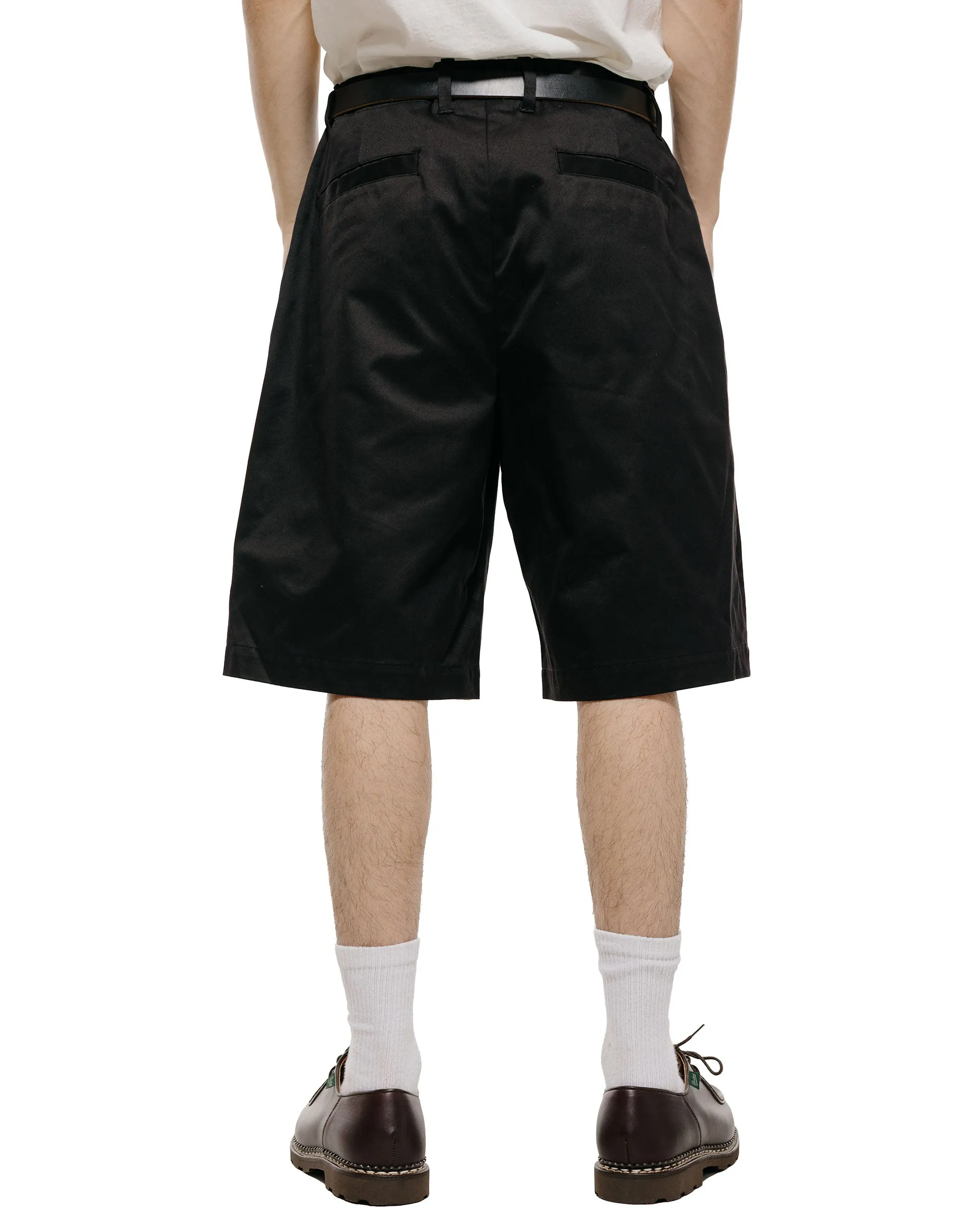 Universal Products No Tuck Chino Shorts Black sold by Lost & Found product image thumbnail 3