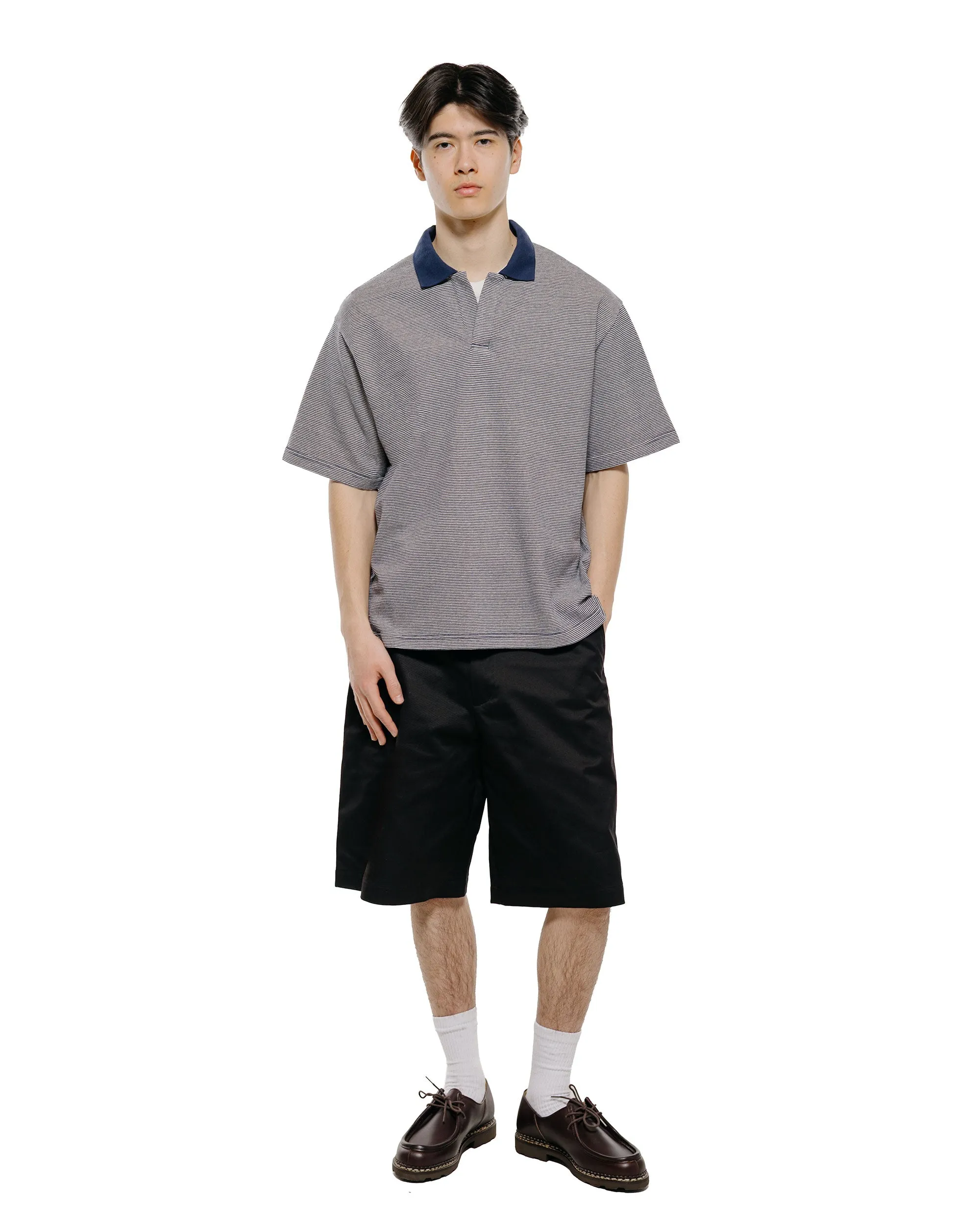 Universal Products No Tuck Chino Shorts Black sold by Lost & Found product image thumbnail 4