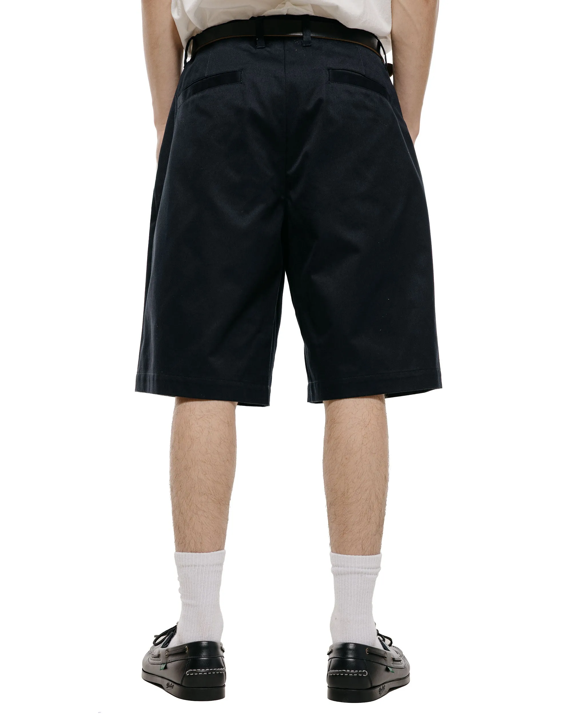 Universal Products No Tuck Chino Shorts Navy sold by Lost & Found product image thumbnail 3