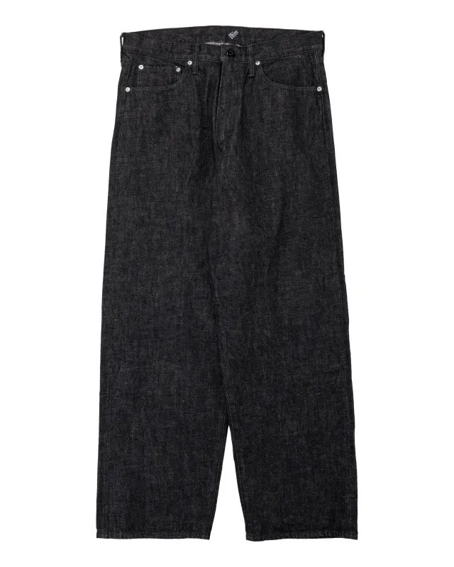 The Corona Utility CP005 W05 Five Pocket 13.5oz Selvedge Denim Black made by The Corona Utility