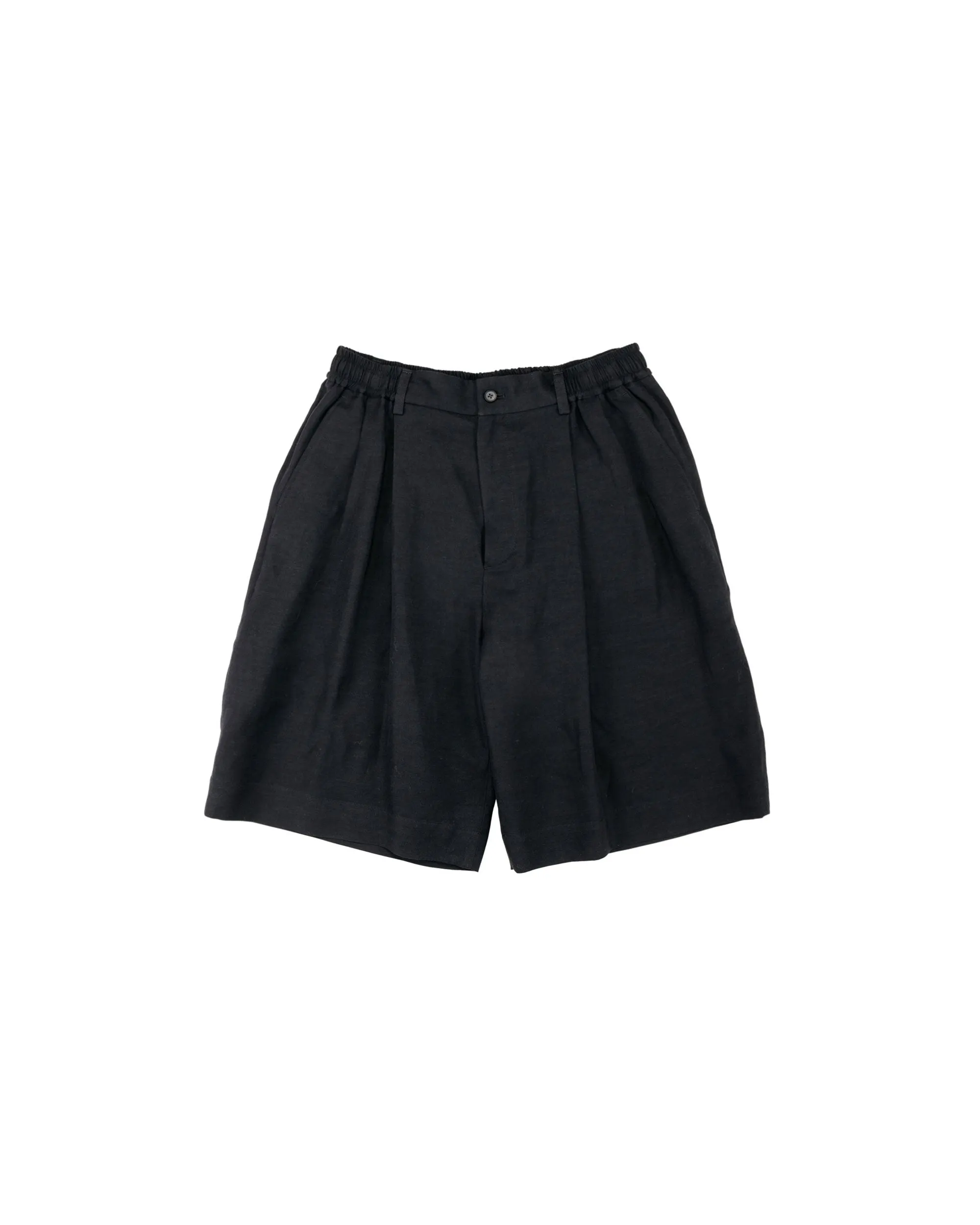 ssstein Vis/Li/Ra Twill Wide Easy Short Trousers Black sold by Lost & Found