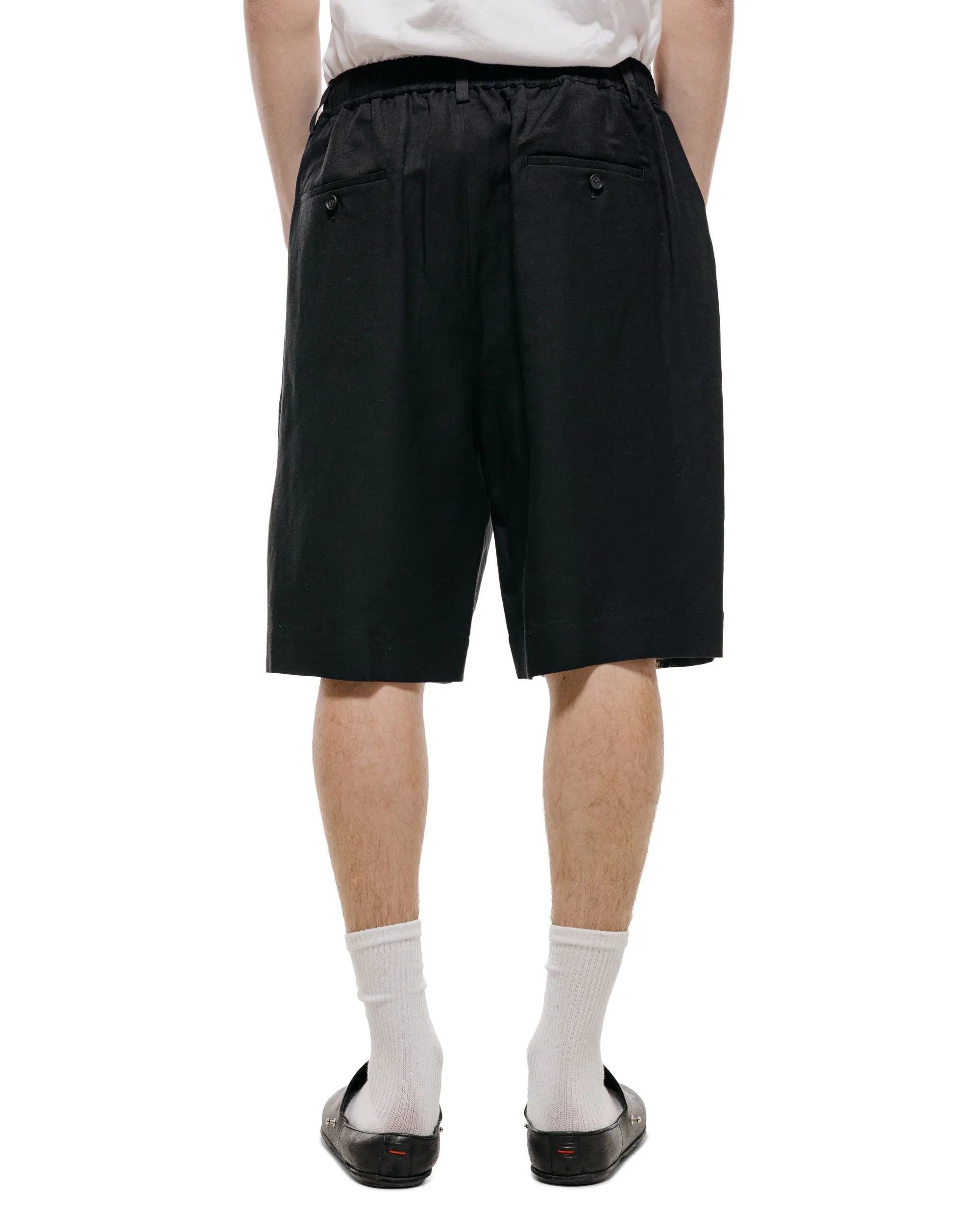 ssstein Vis/Li/Ra Twill Wide Easy Short Trousers Black sold by Lost & Found product image thumbnail 3
