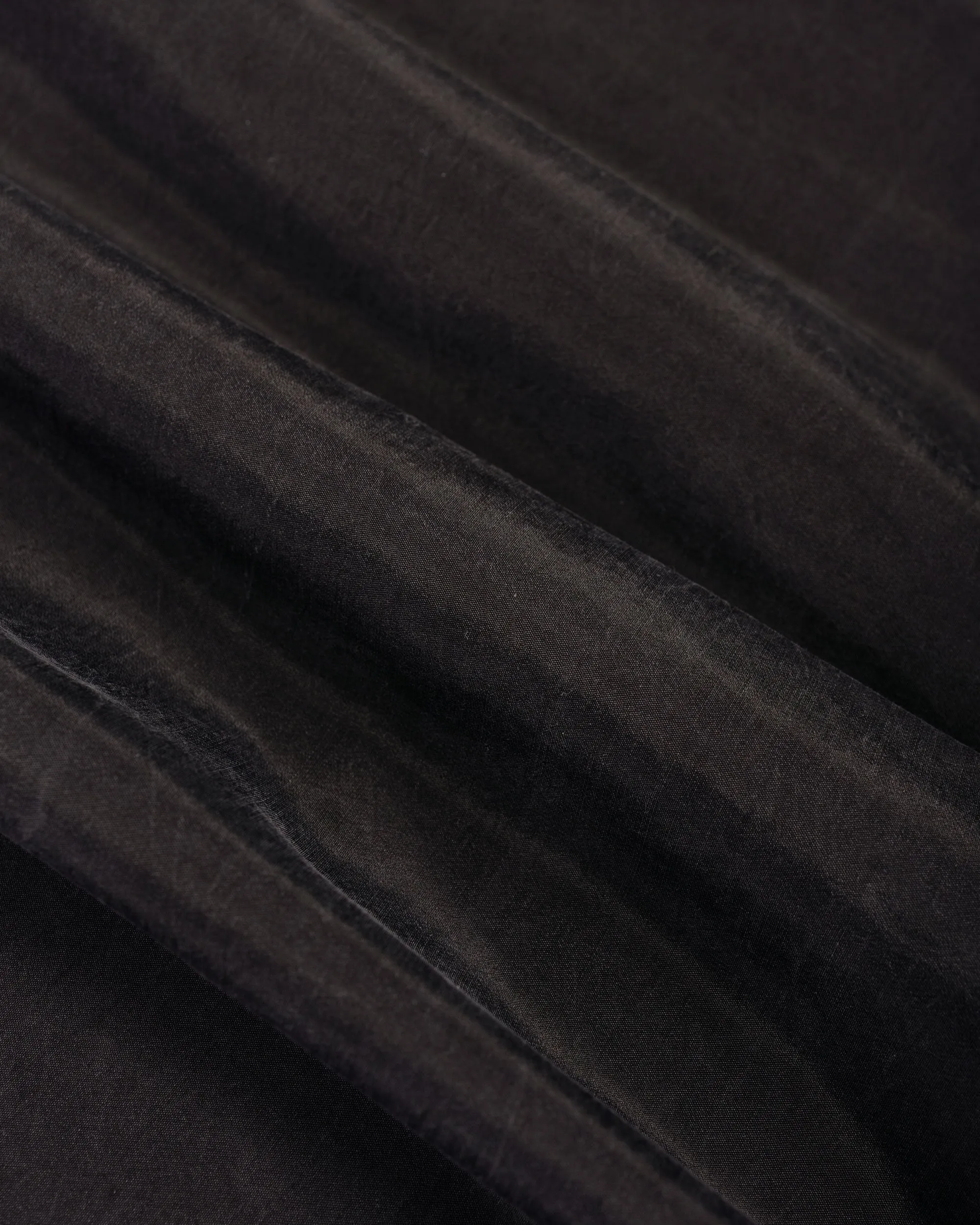 ssstein Silk Nylon Skipper Shirt Charcoal Brown sold by Lost & Found product image thumbnail 5