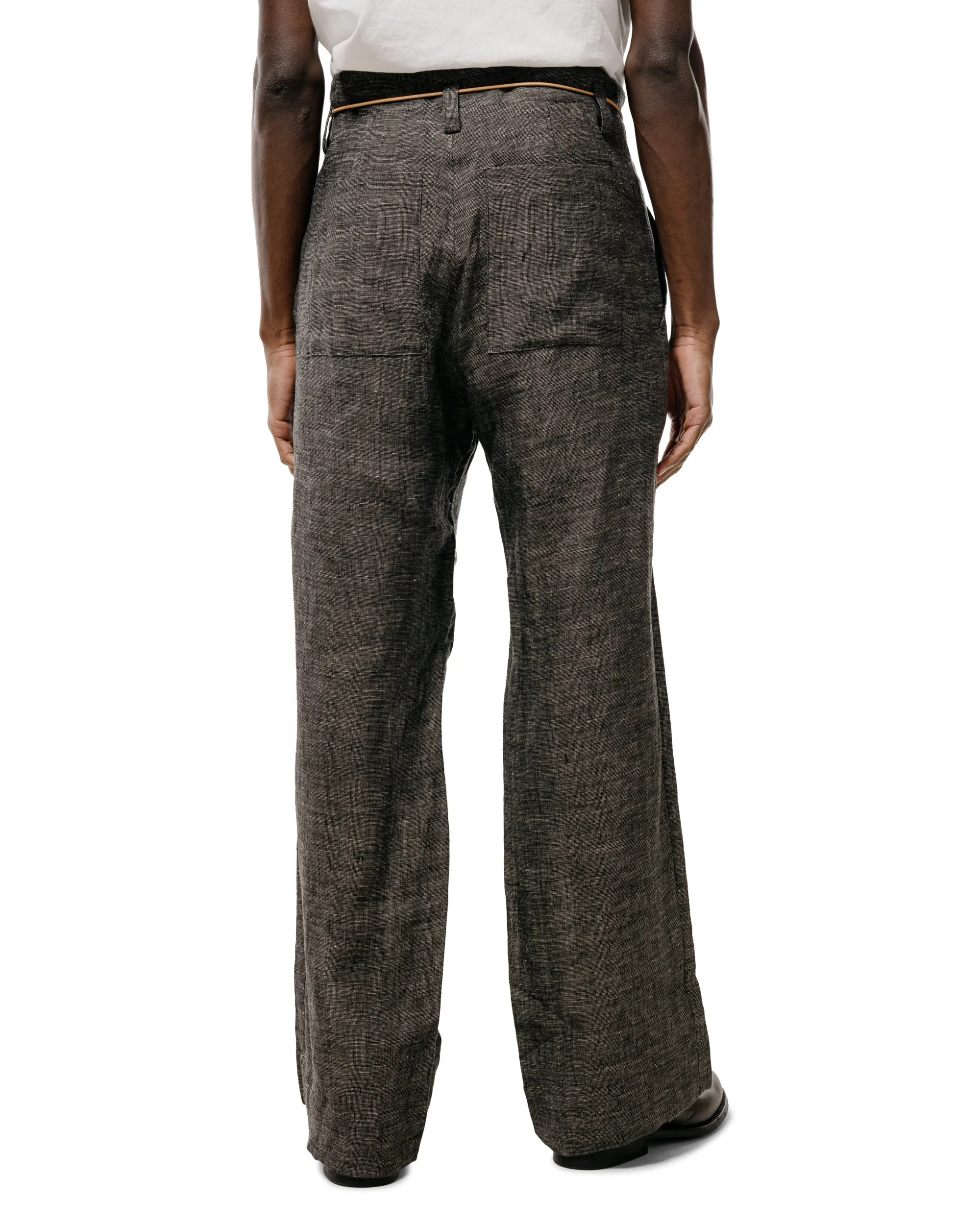 Seya. Nam Ou River Trip Pants/Linen Mesh Black Mix sold by Lost & Found product image thumbnail 4