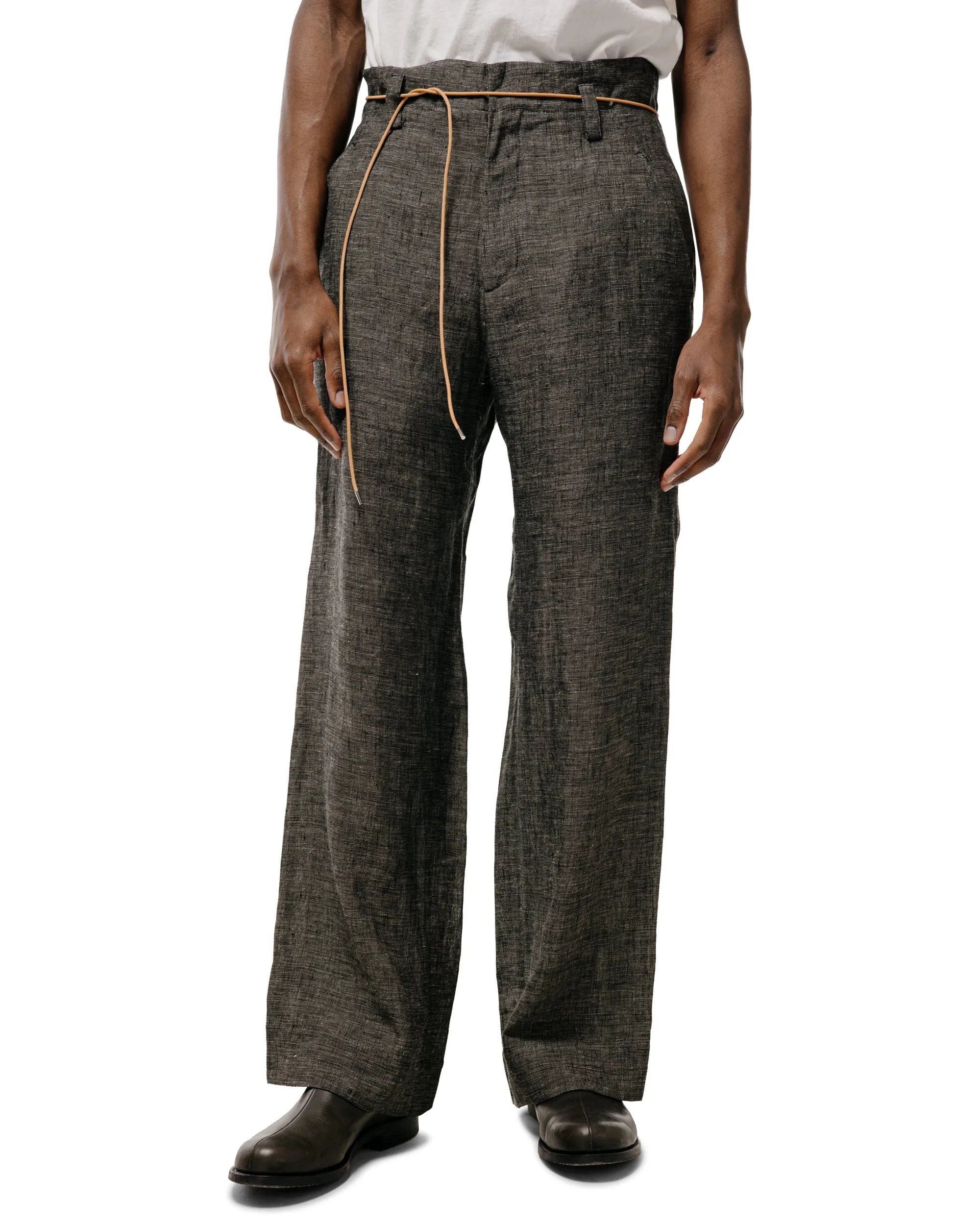 Seya. Nam Ou River Trip Pants/Linen Mesh Black Mix sold by Lost & Found product image thumbnail 2