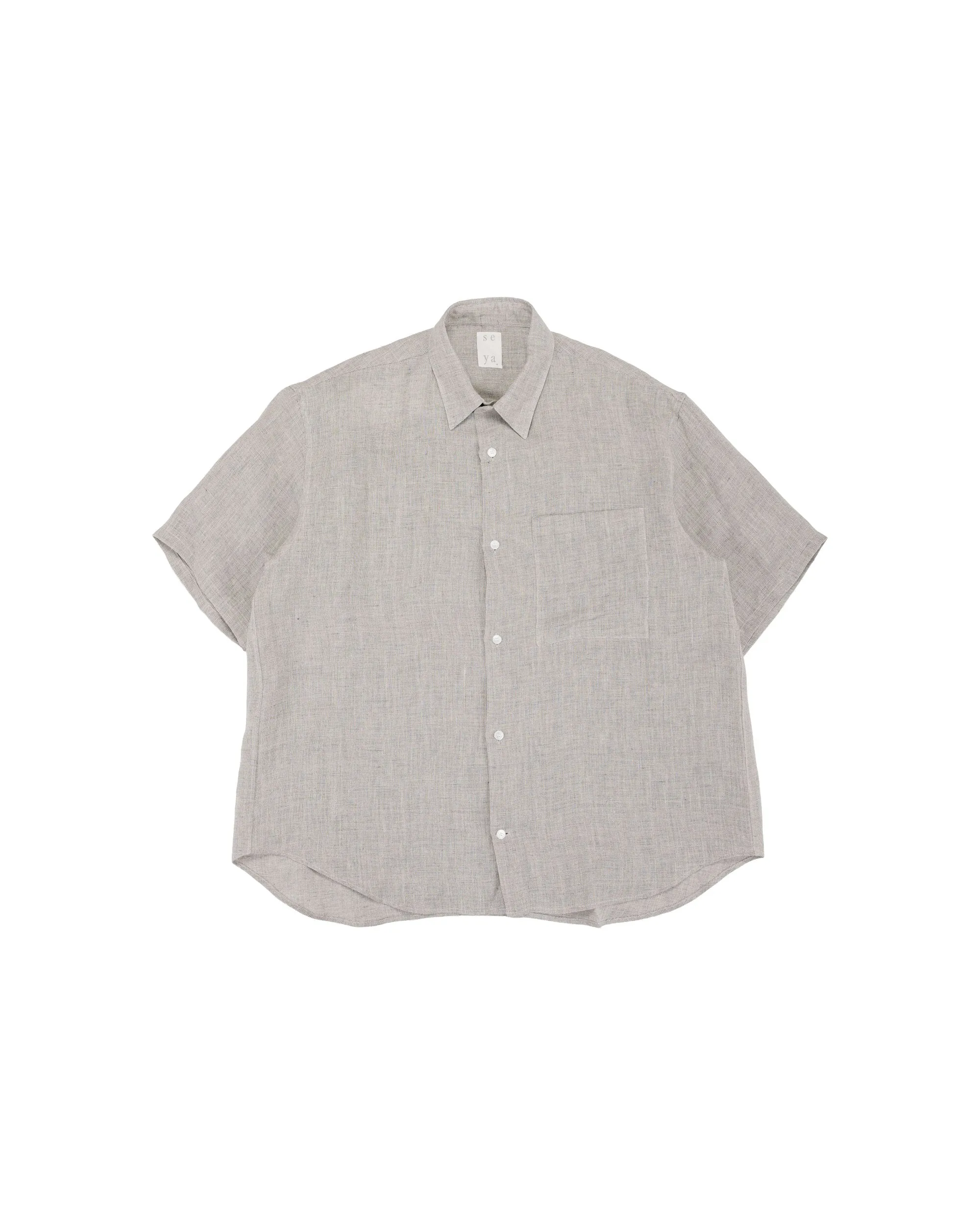Seya. Eternal Summer Shirt/Linen Mesh Grey Mix sold by Lost & Found